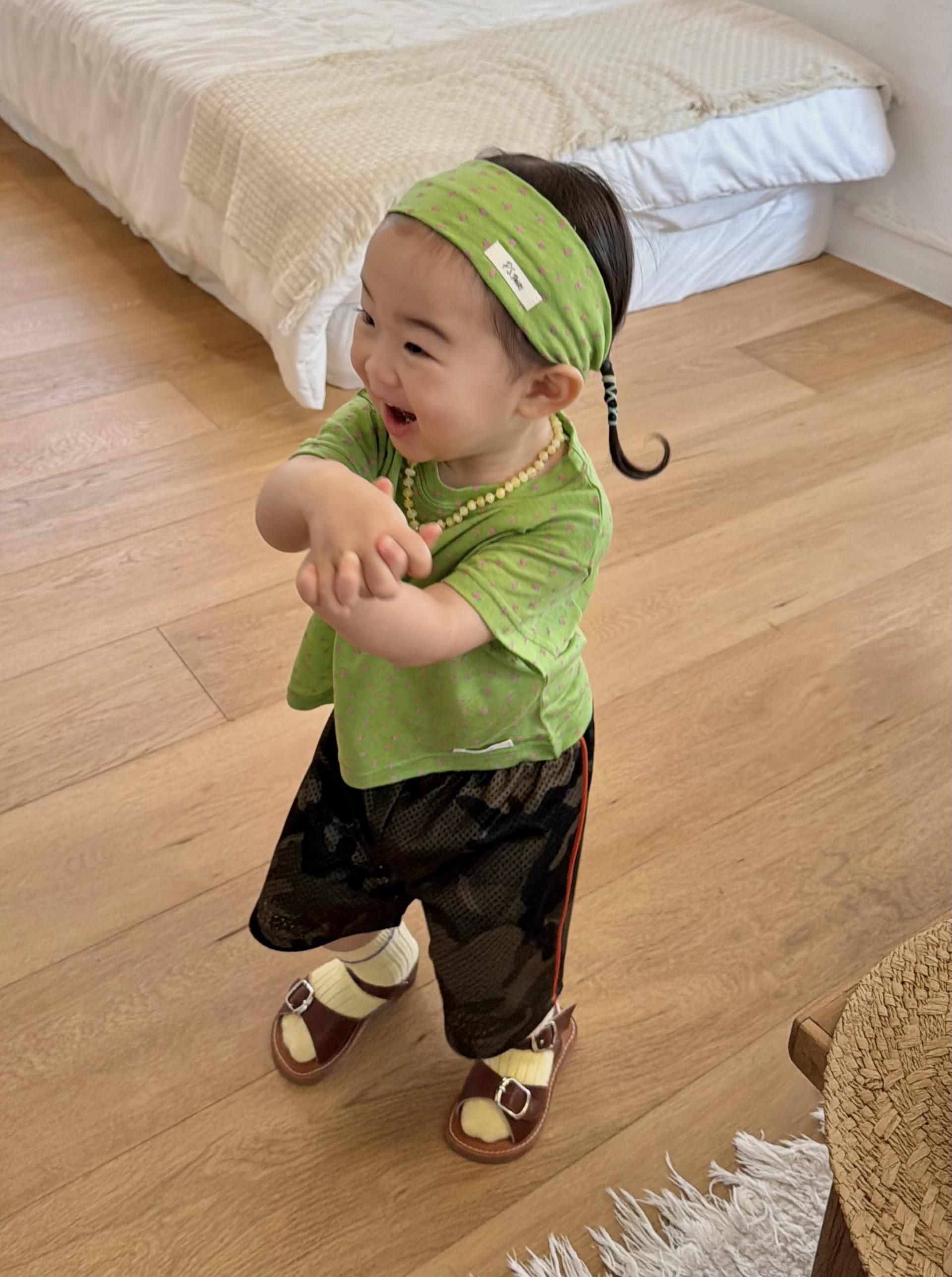 플라워 T SET (Green)