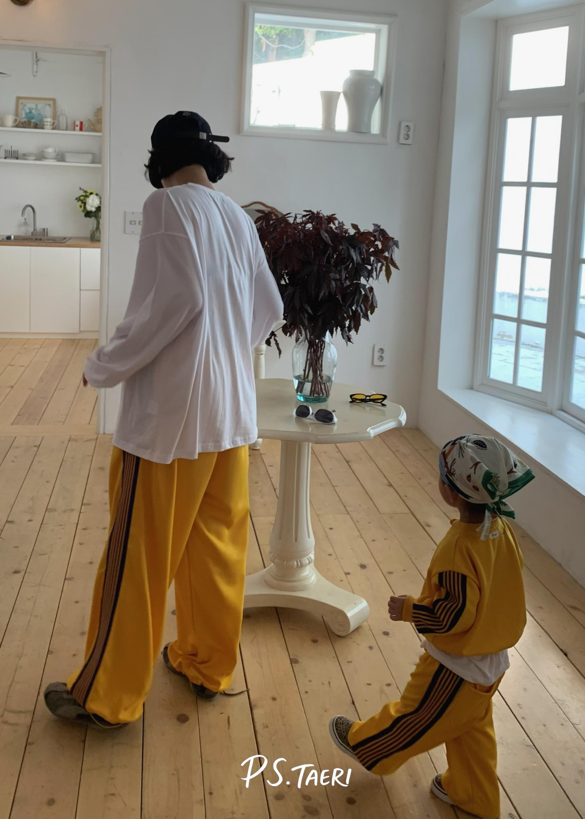 Line Track ZIP-UP (Kids)-Yellow