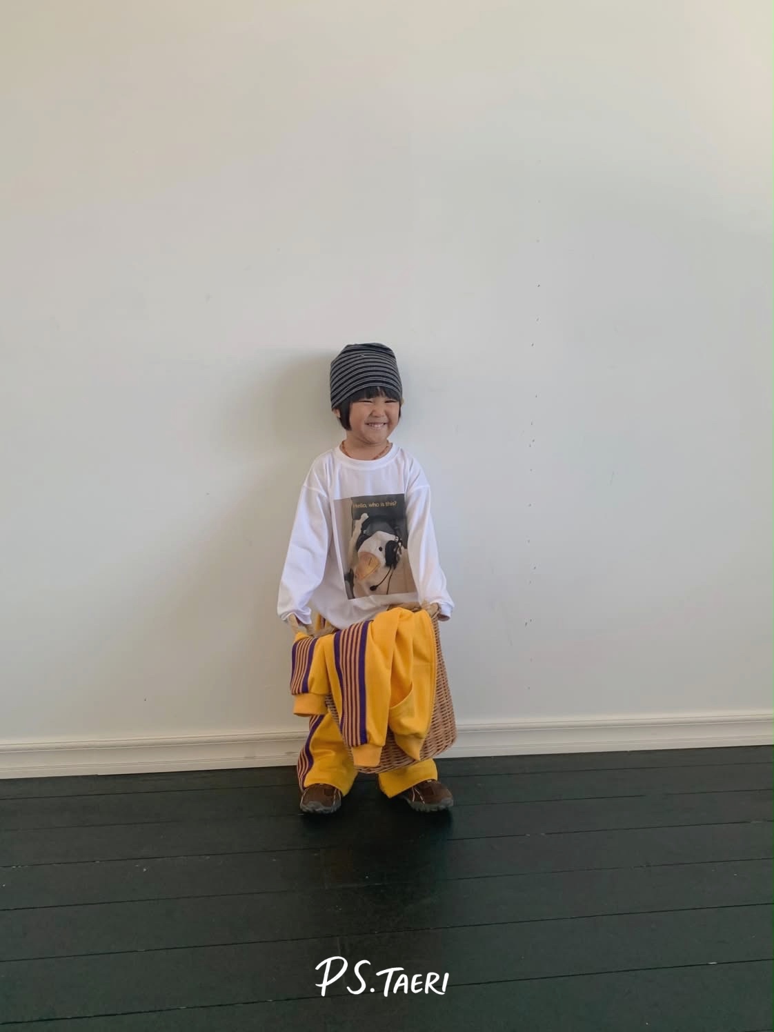 Hello Duck T-shirt (Kids)-White