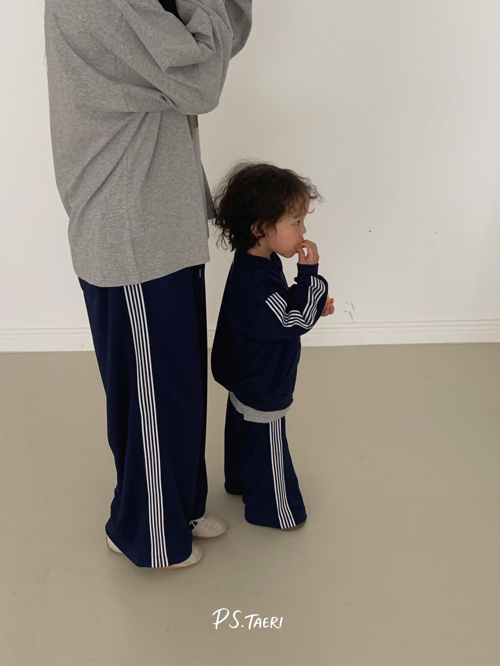 Line Track ZIP-UP (Kids)-Navy