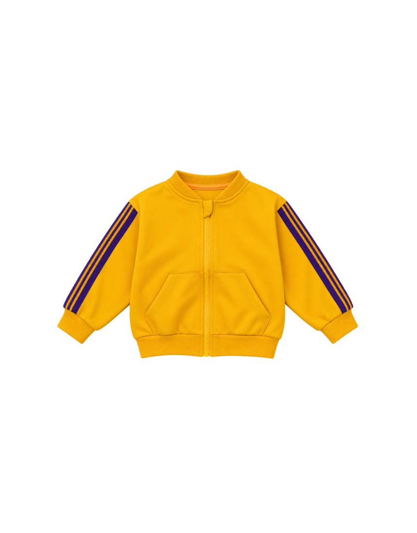 Line Track ZIP-UP (Kids)-Yellow