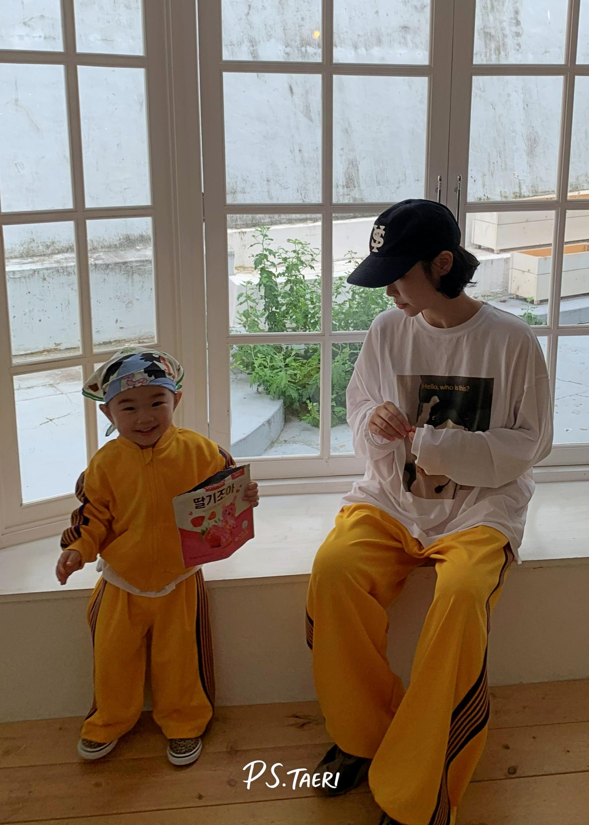 Line Track ZIP-UP (Kids)-Yellow