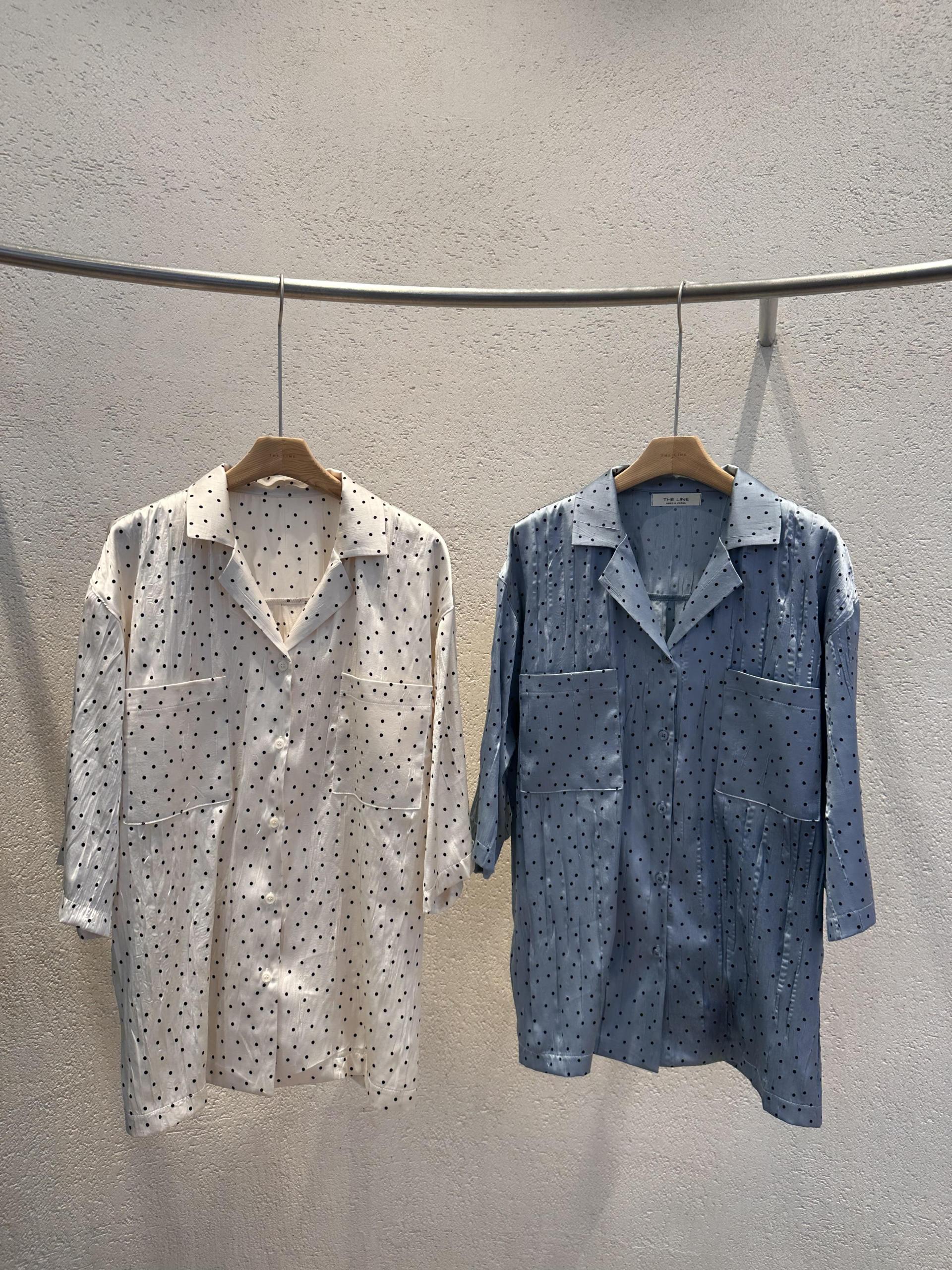 도트주름 SHIRTS