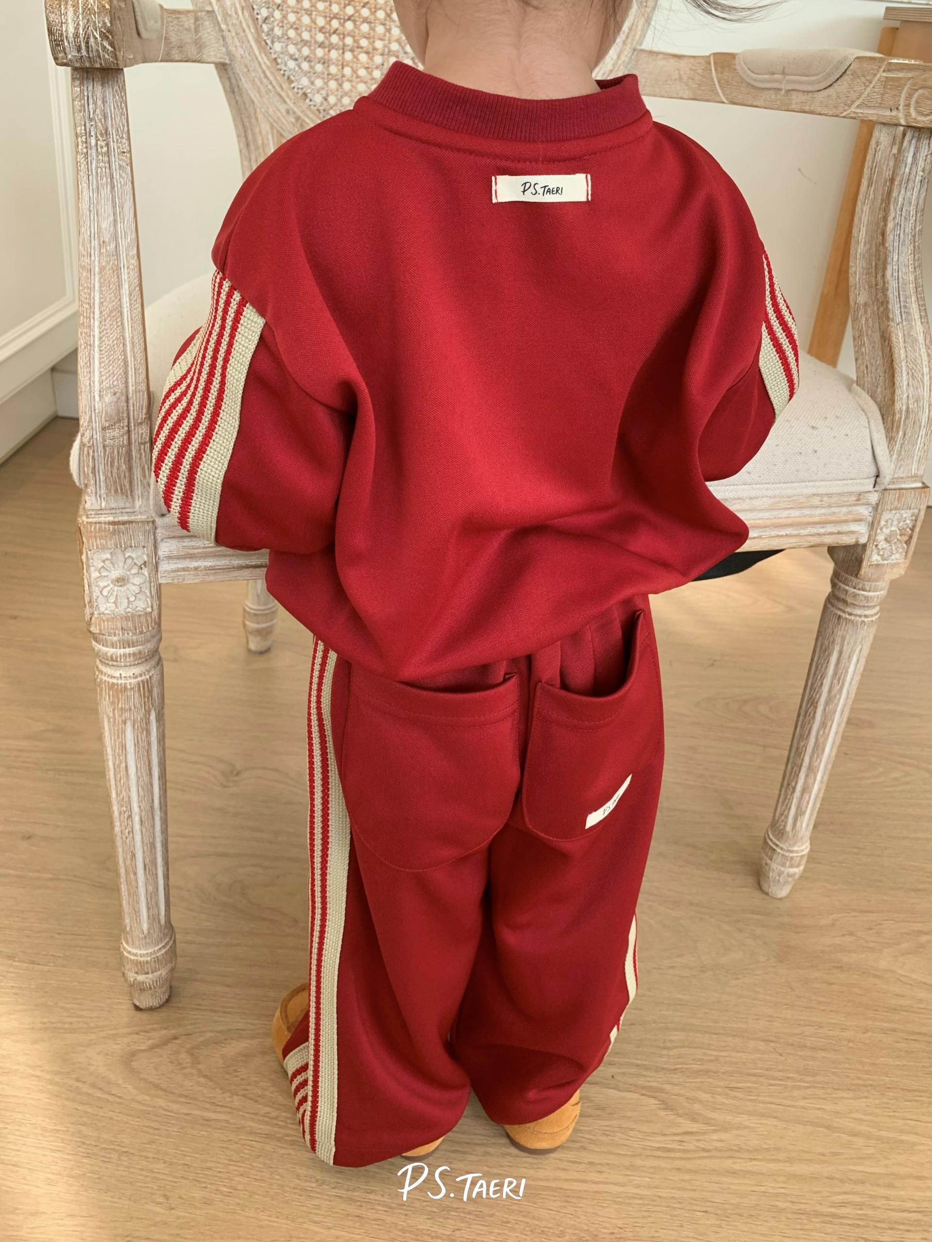 Line Track Pants (Red)