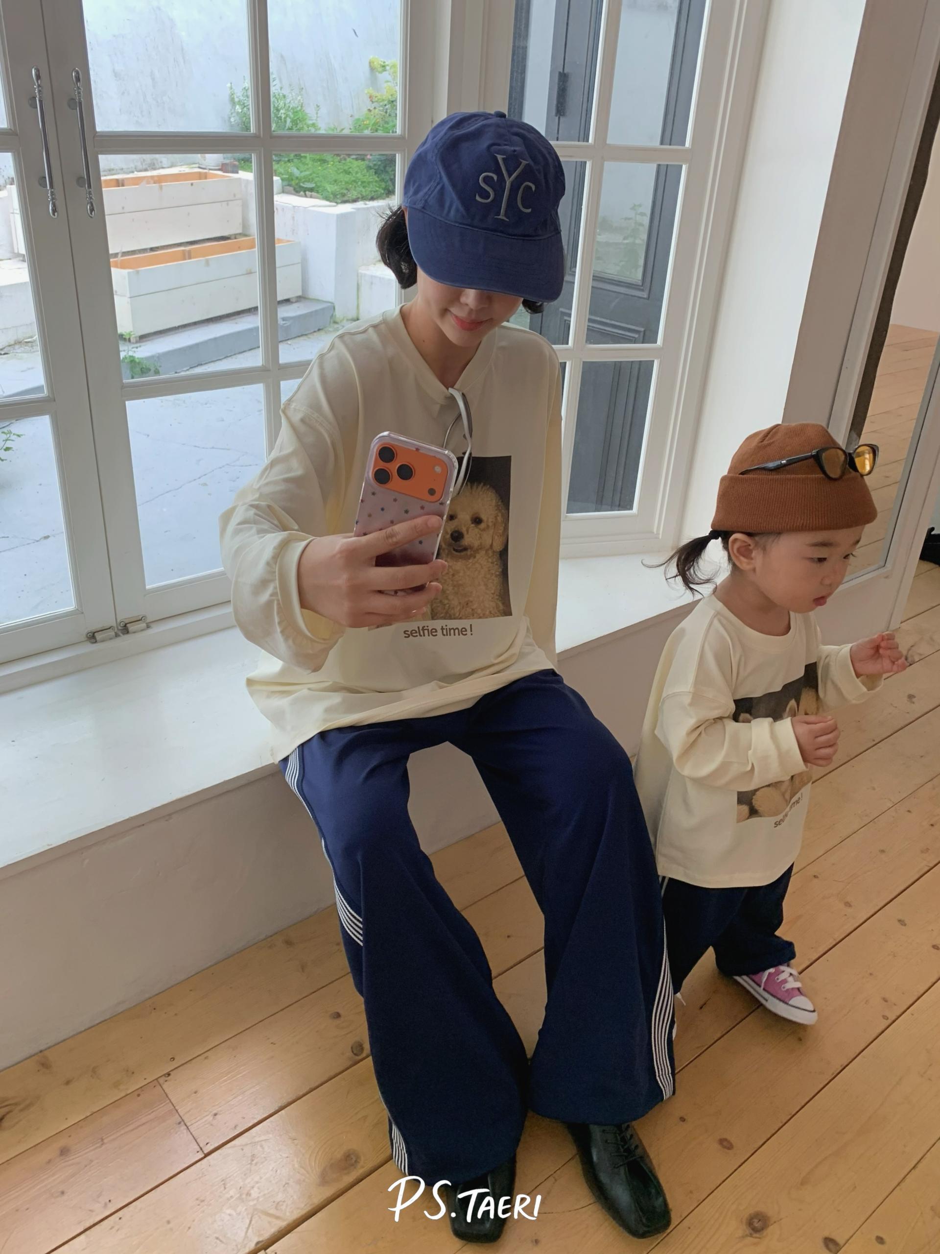 Line Track Pants (Adult)-Navy