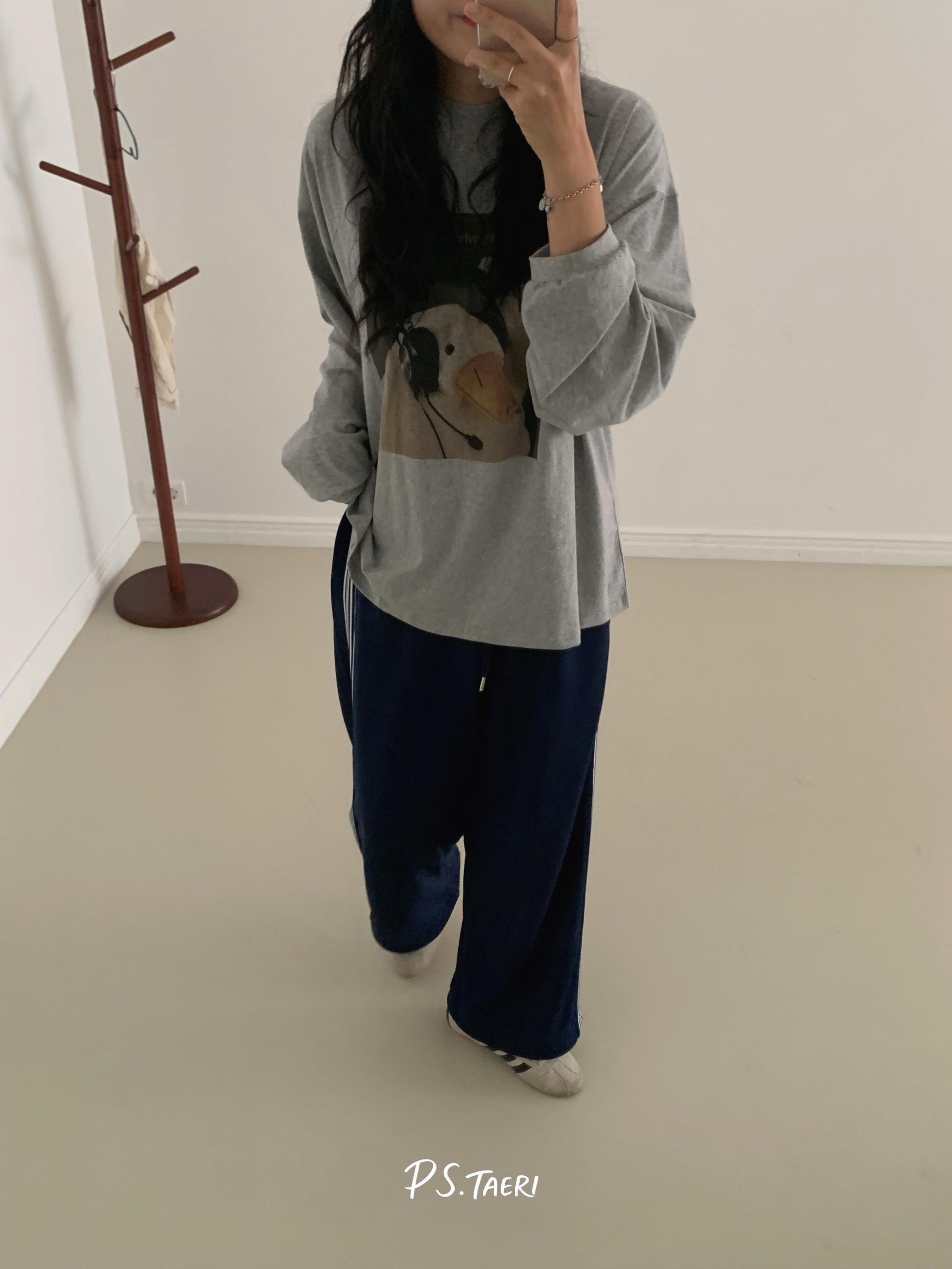 Line Track Pants (Adult)-Navy