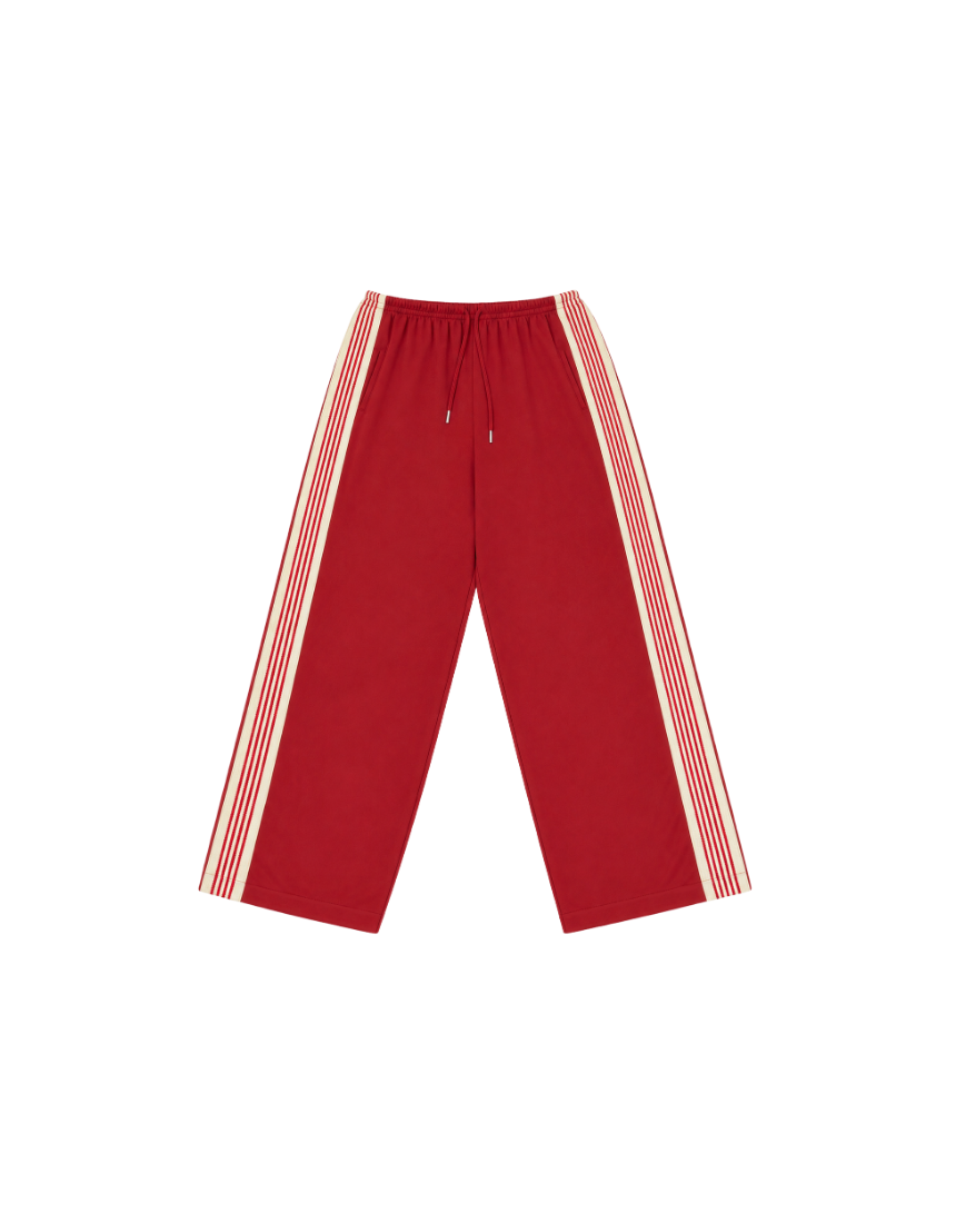 Line Track Pants (Adult)-Red