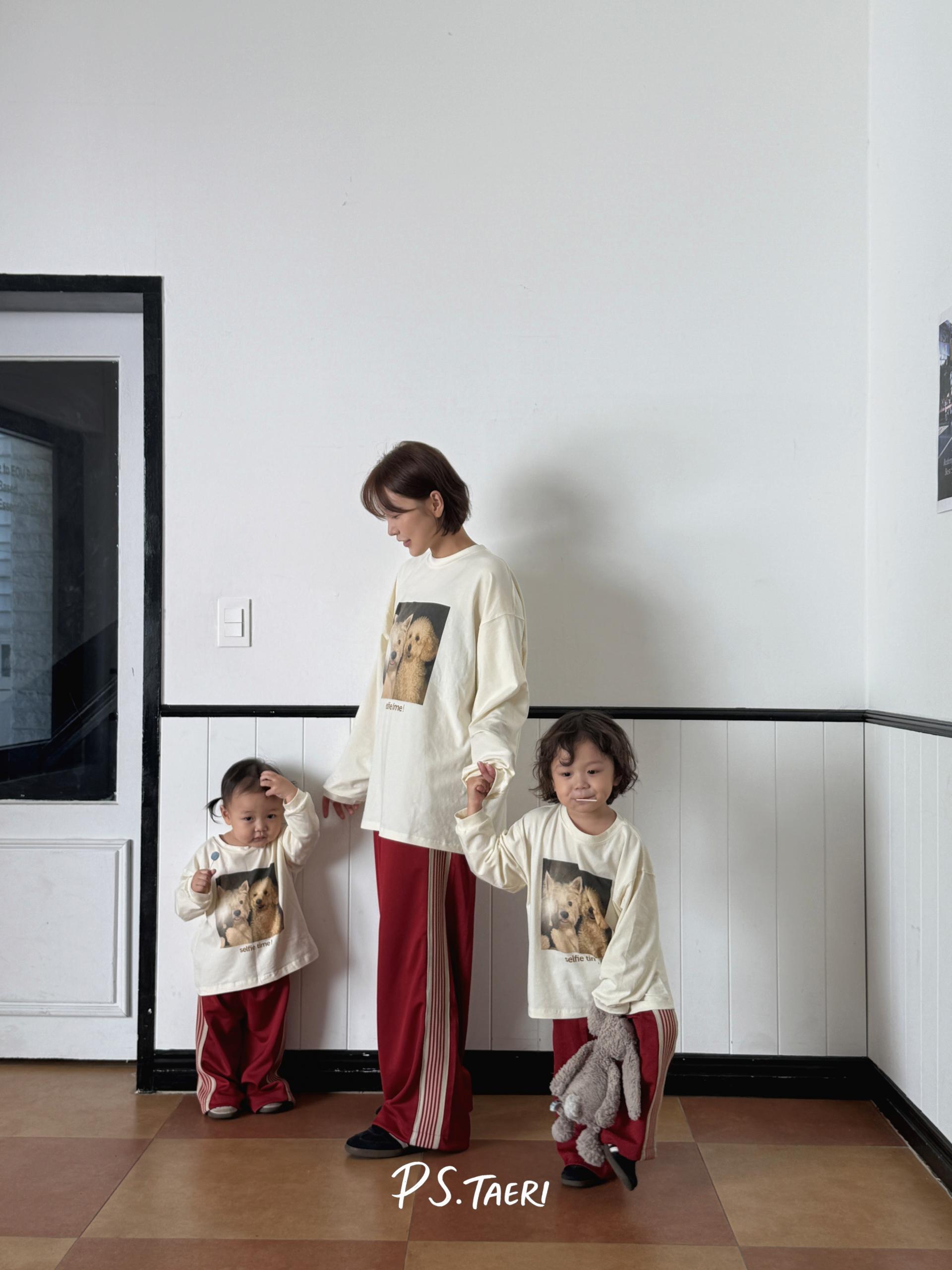 Line Track Pants (Adult)-Red