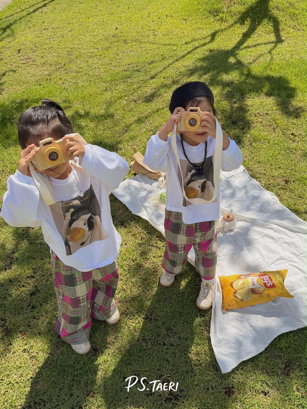 Hello Duck T-shirt (Kids)-White