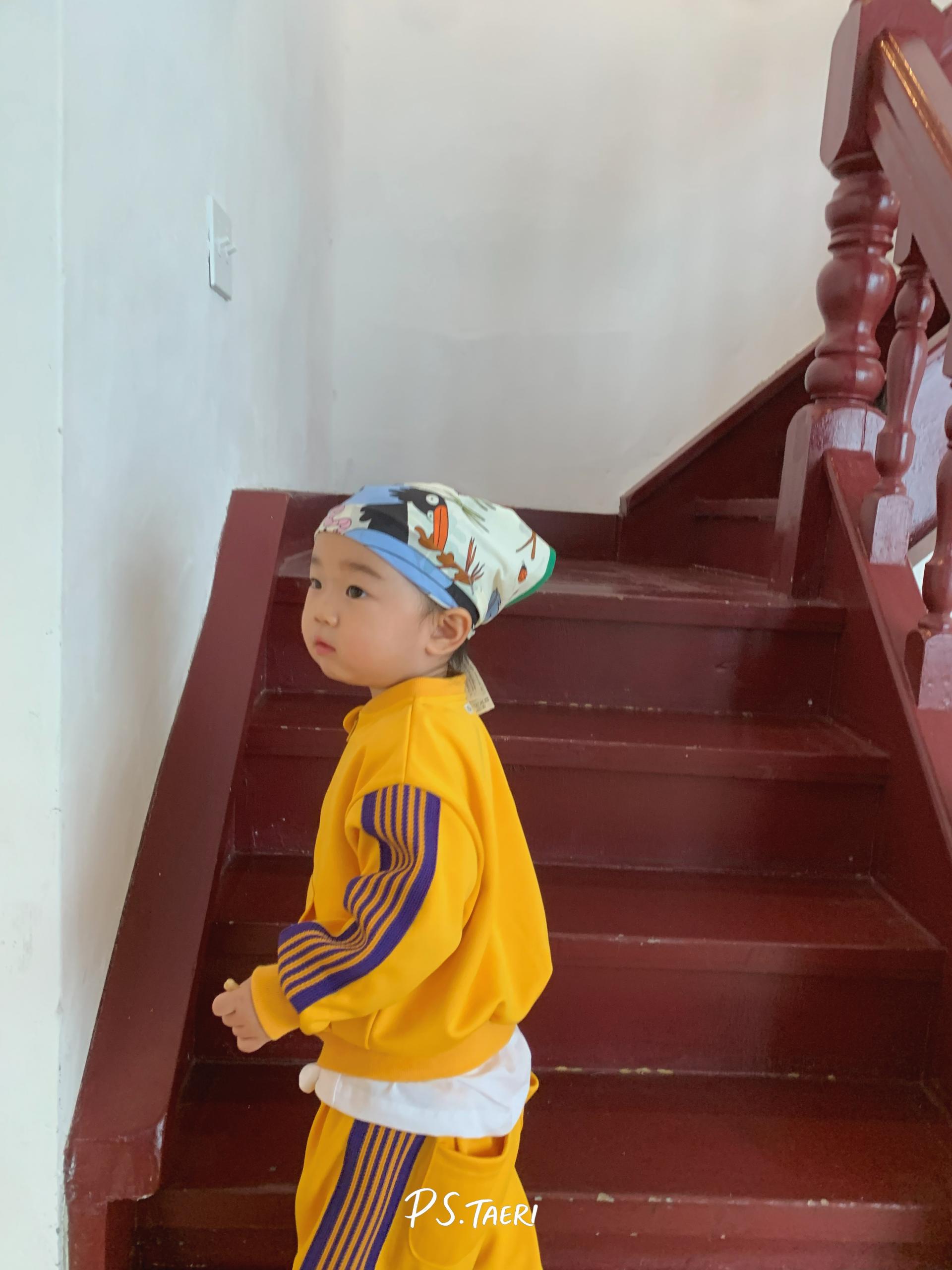 Line Track ZIP-UP (Kids)-Yellow