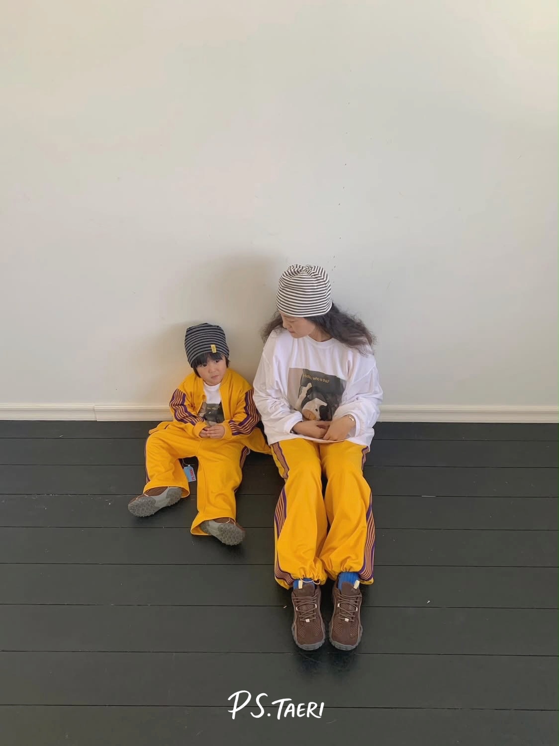 Line Track ZIP-UP (Kids)-Yellow