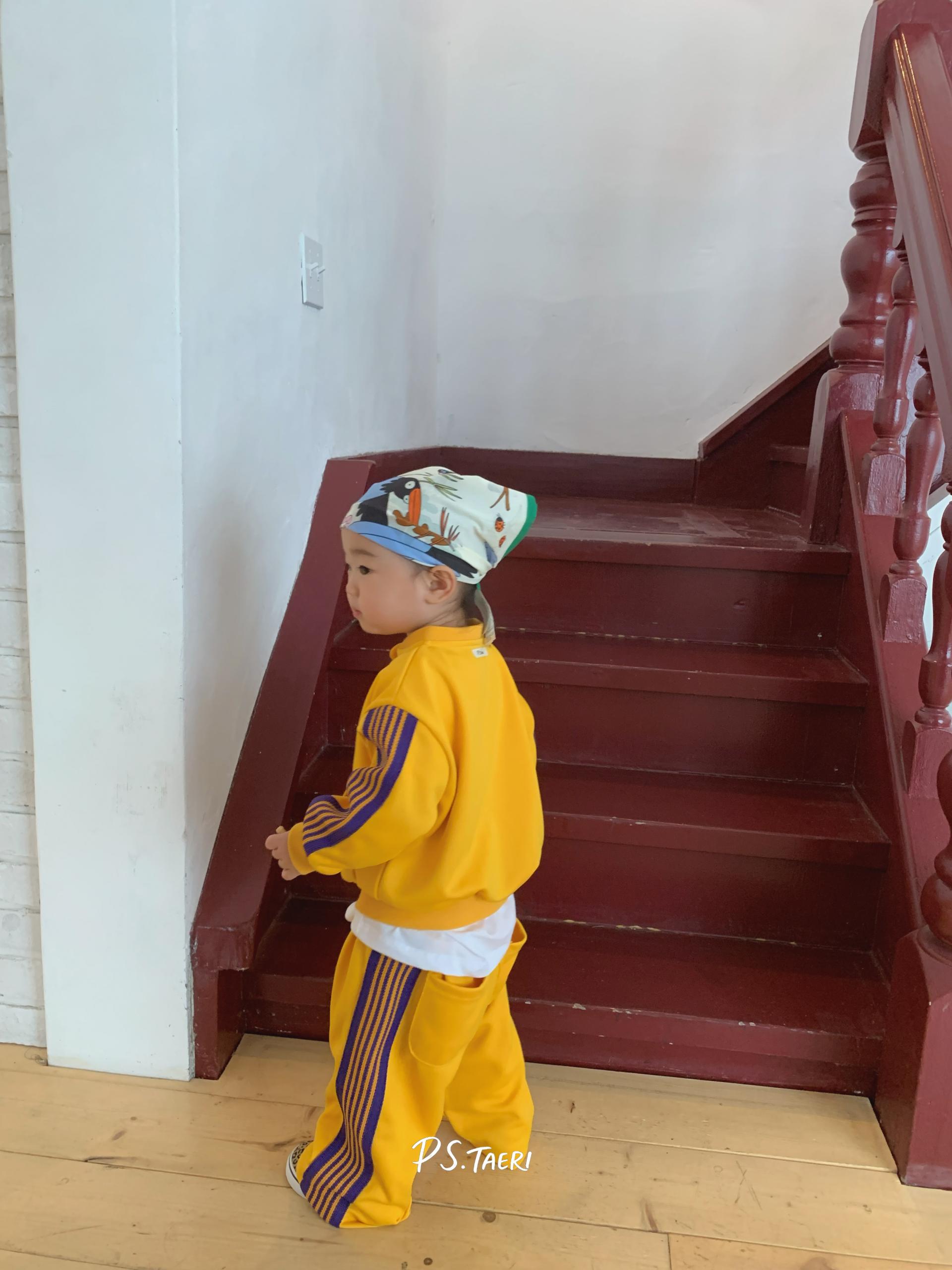 Line Track ZIP-UP (Kids)-Yellow