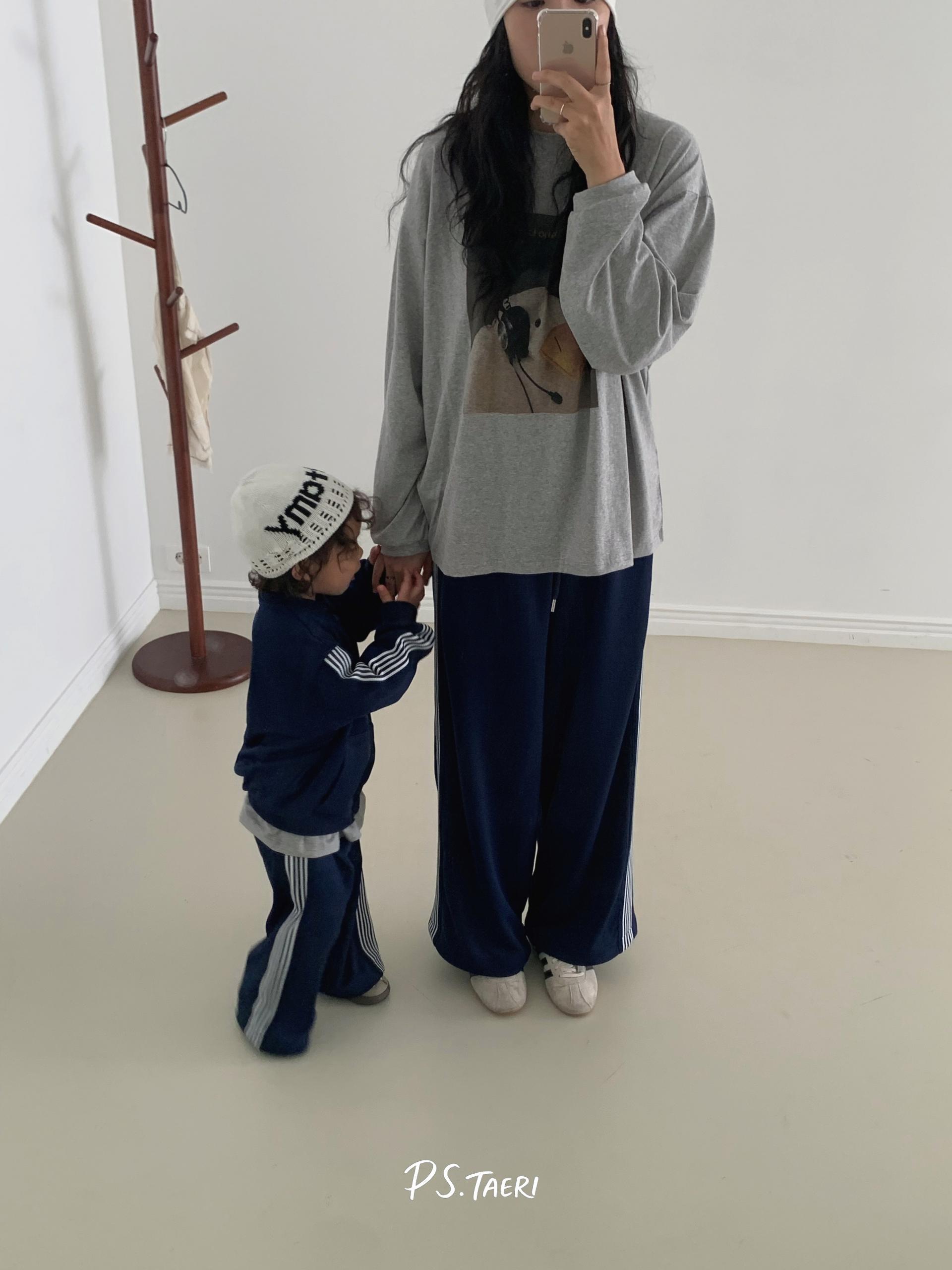 Line Track ZIP-UP (Kids)-Navy