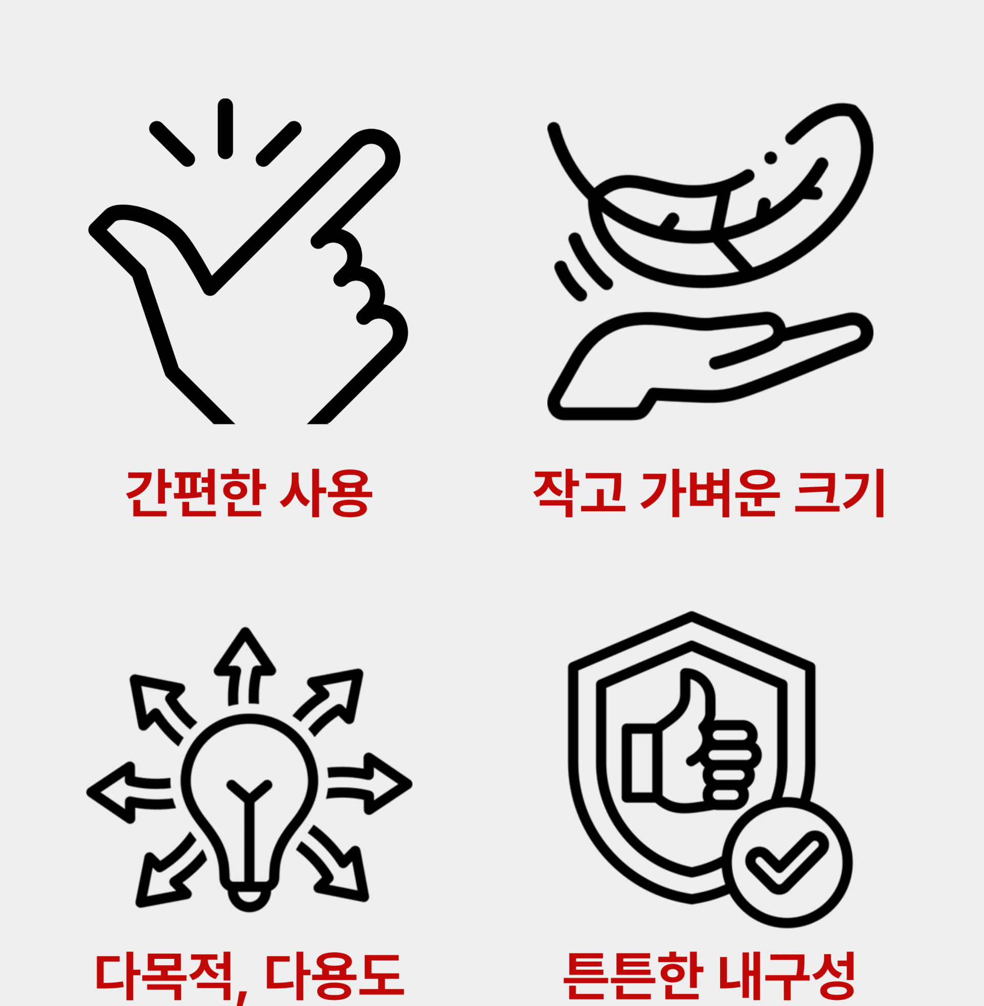 도리치 케이블 타이 자물쇠 DR5080