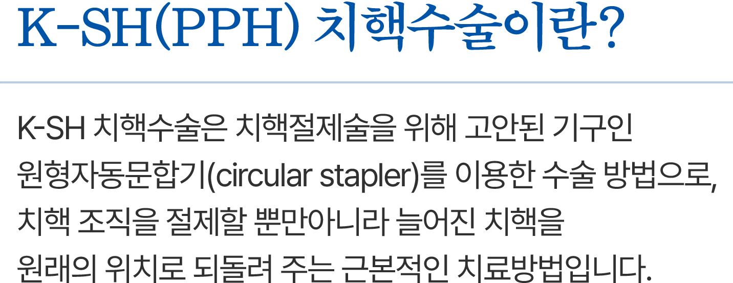 PPH 수술 설명