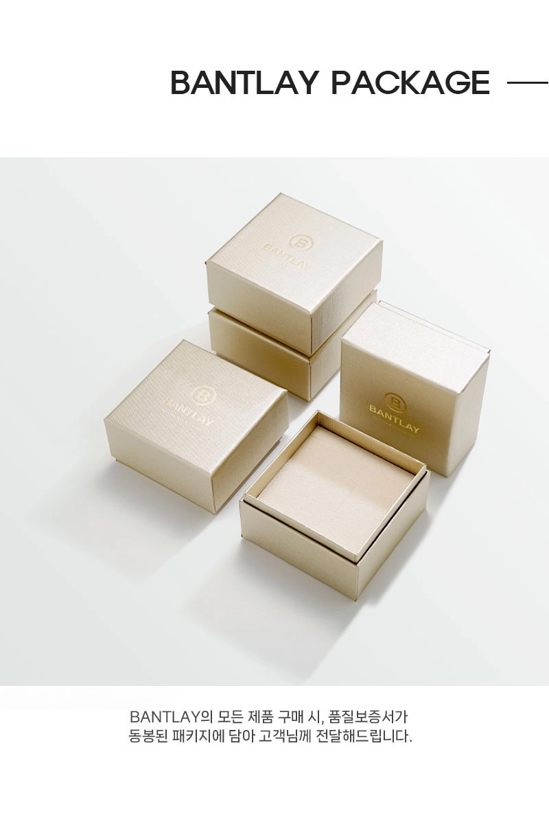 14K 18K 듄 반지 II - L Size (9mm, Lab DIA 0.1ct)