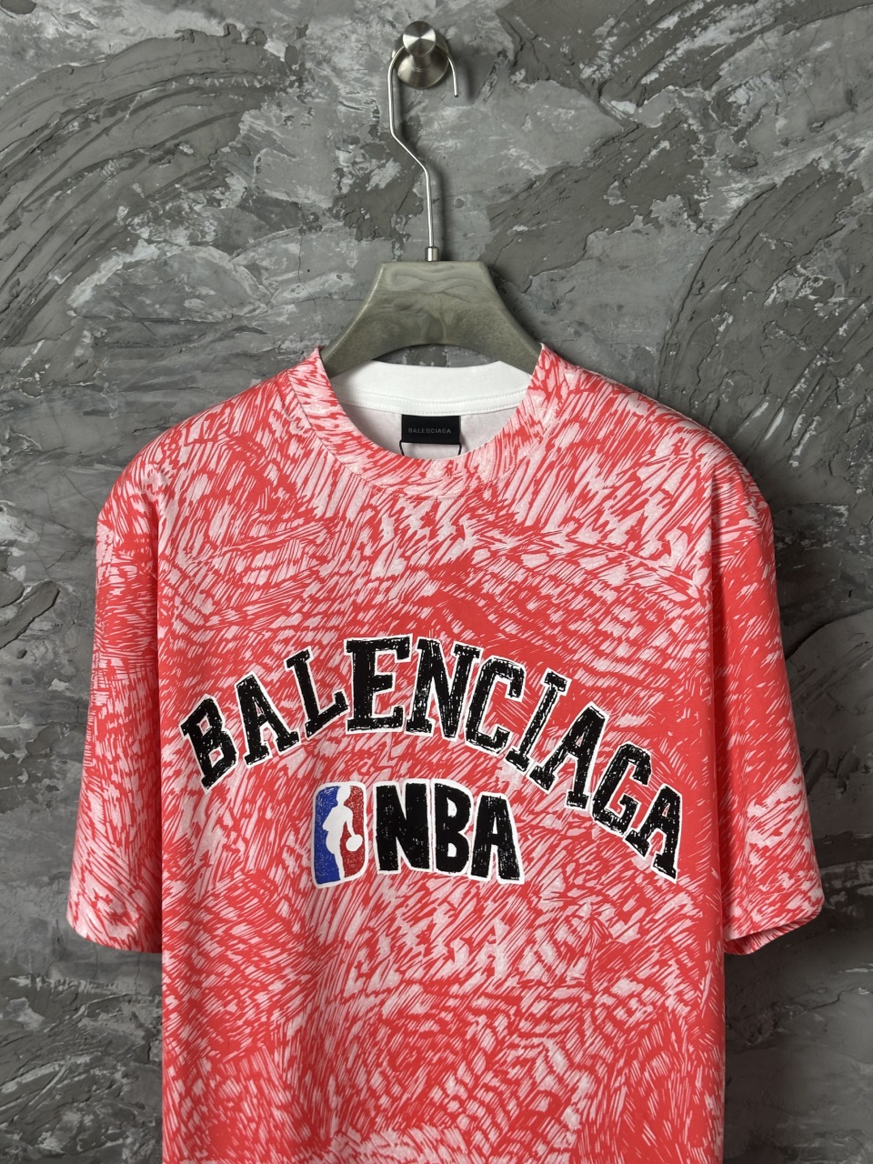 발렌시아가 맨즈 남여공용 NBA 반팔티 2컬러