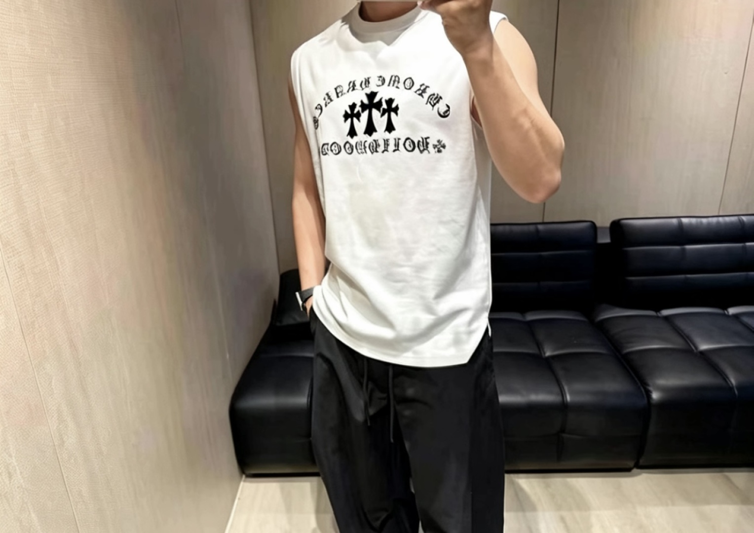 크롬하츠 맨즈 민소매 나시