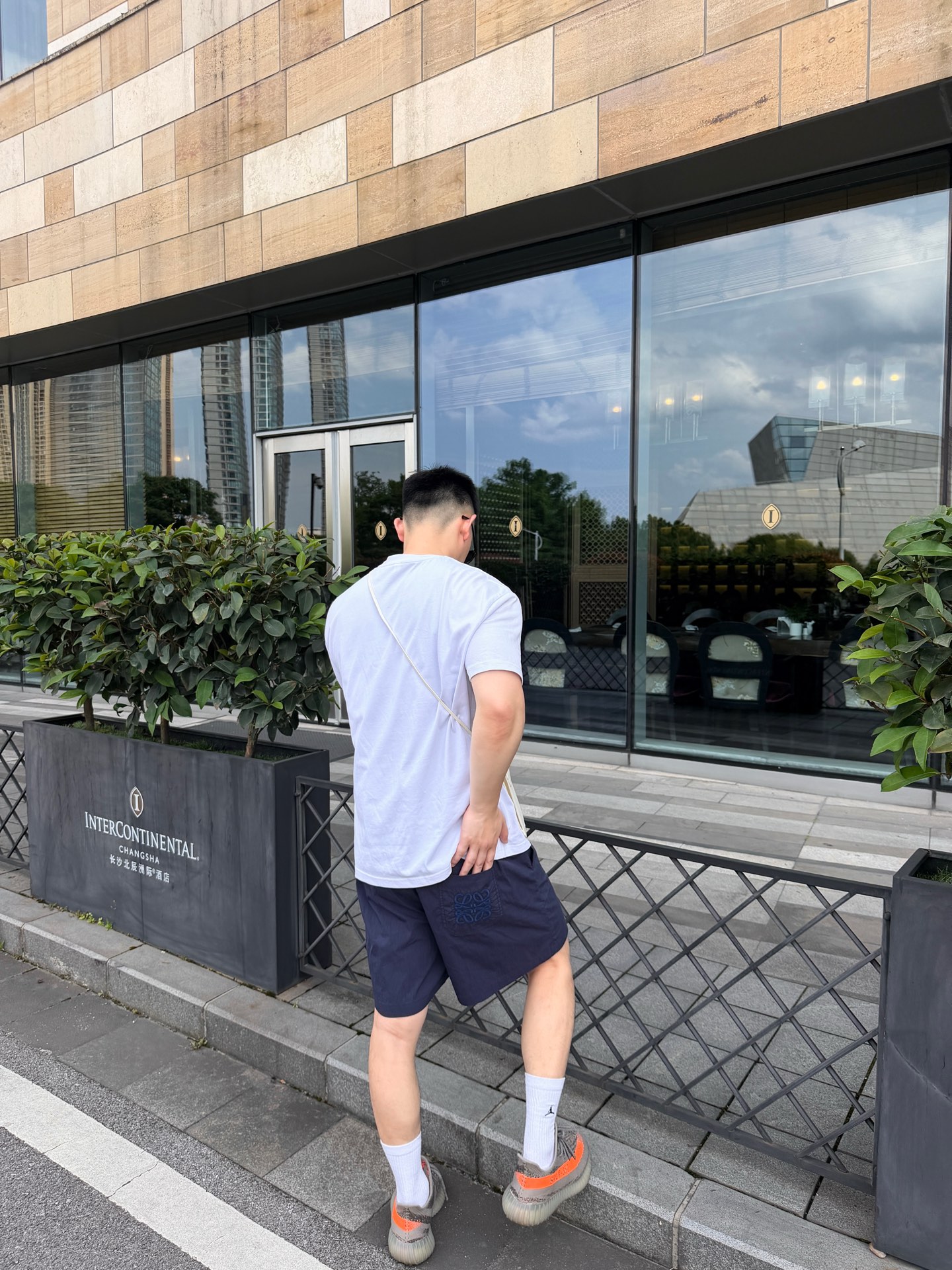 로에베 맨즈 밴딩 숏팬츠