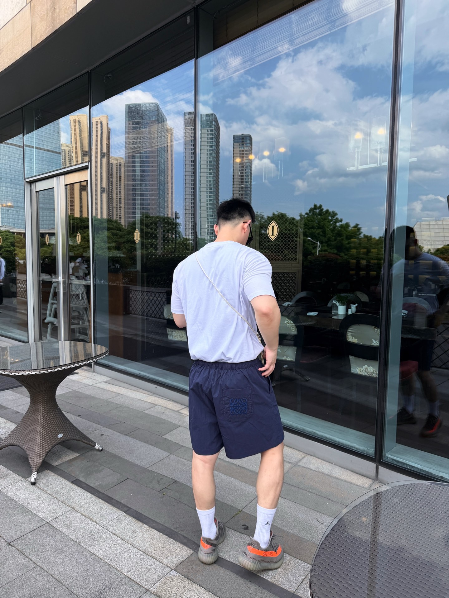 로에베 맨즈 밴딩 숏팬츠