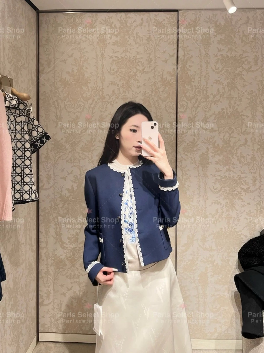 디올 레이스 자켓