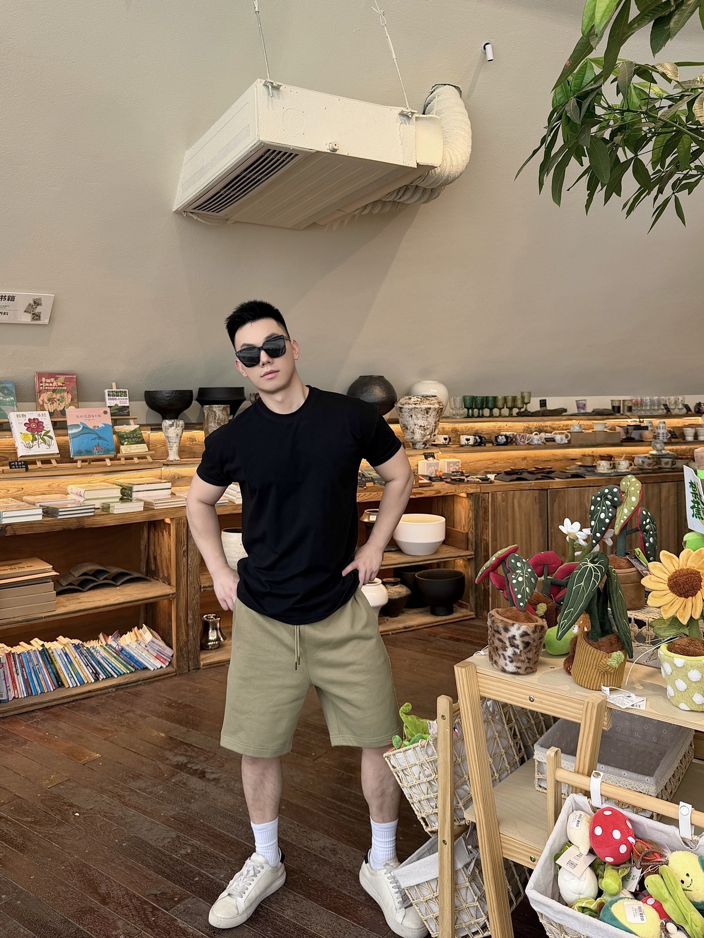 버버리 맨즈 밴딩 숏팬츠