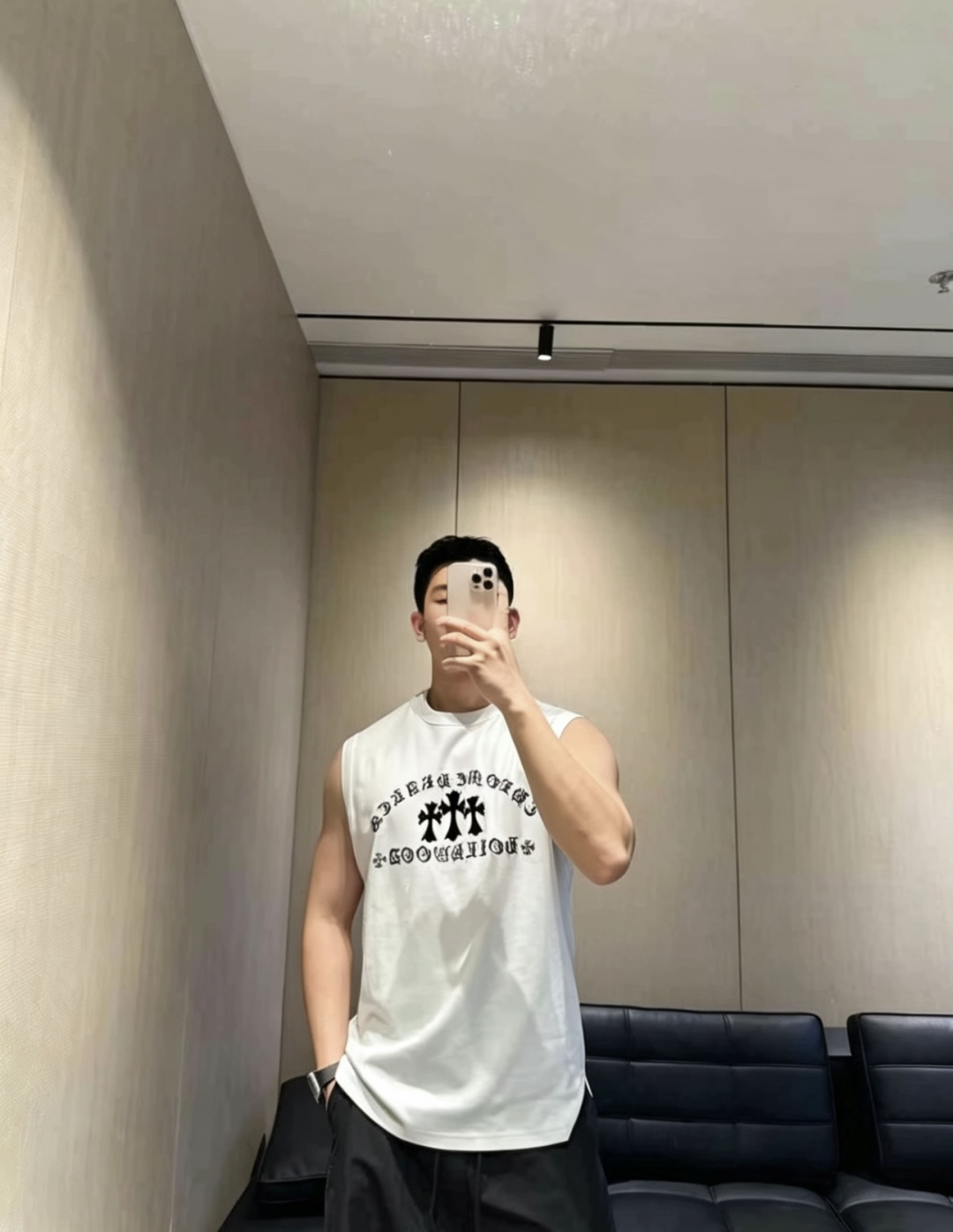 크롬하츠 맨즈 민소매 나시