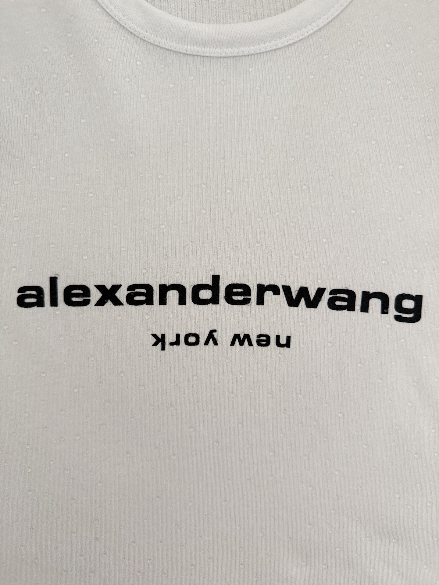 [고퀄]알렉산더왕 크롭 반팔티
