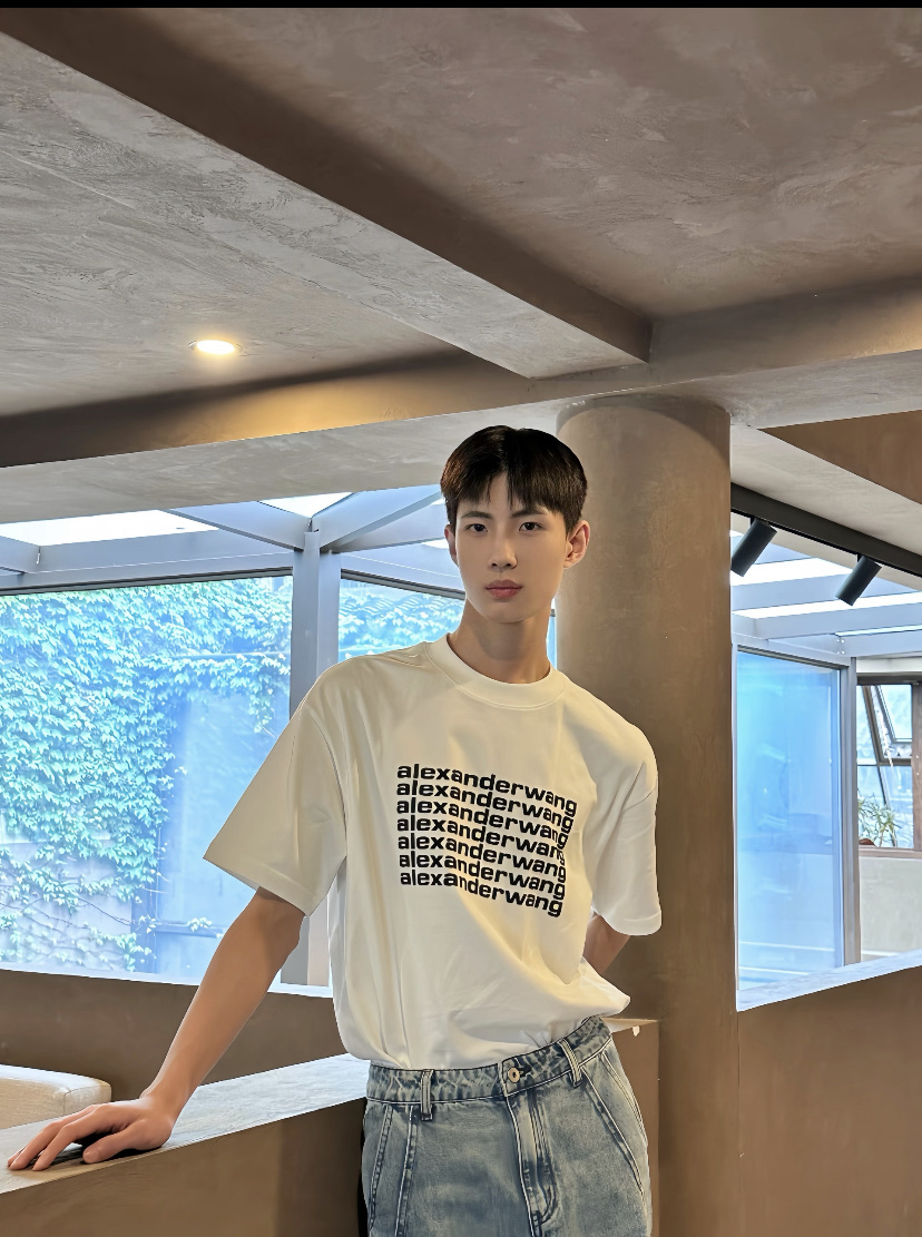 알렉산더왕 맨즈 남여공용 로고 반팔티 3컬러