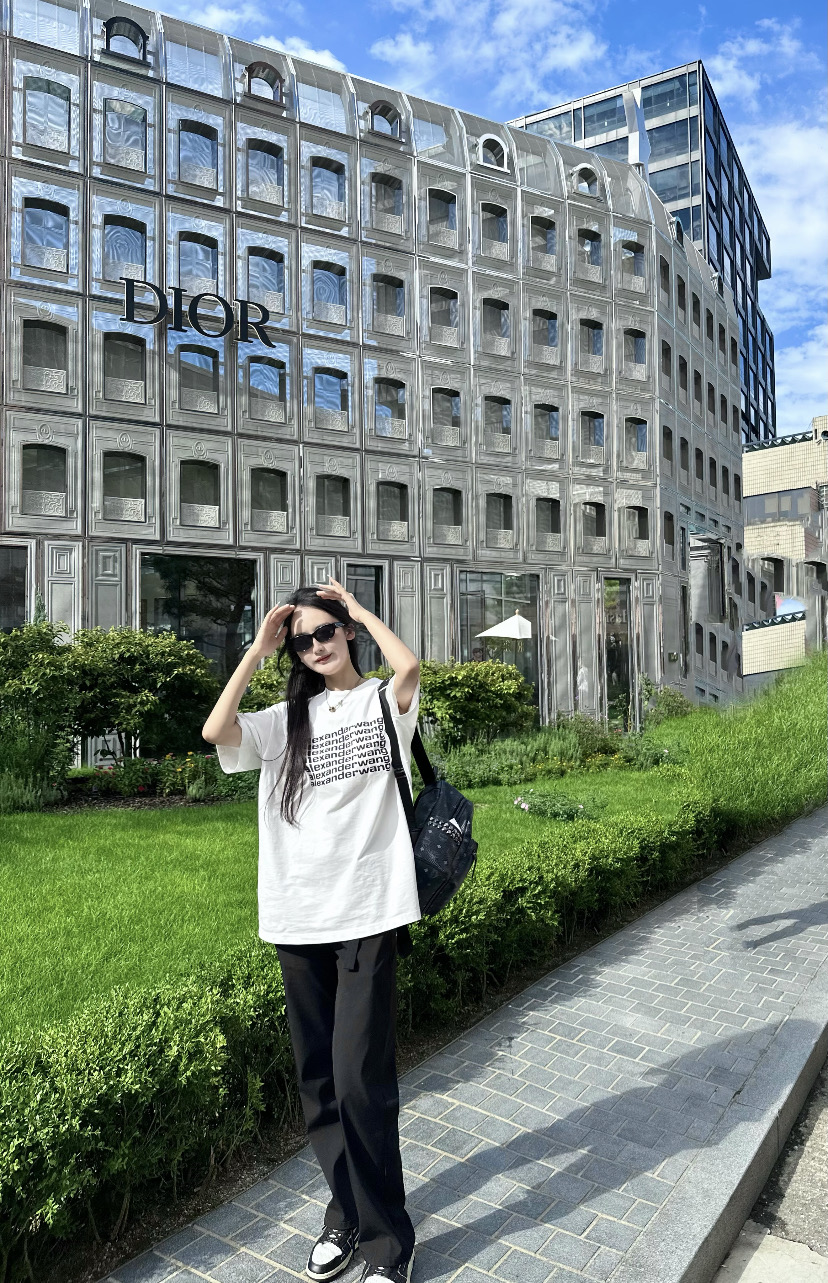 알렉산더왕 맨즈 남여공용 로고 반팔티 3컬러