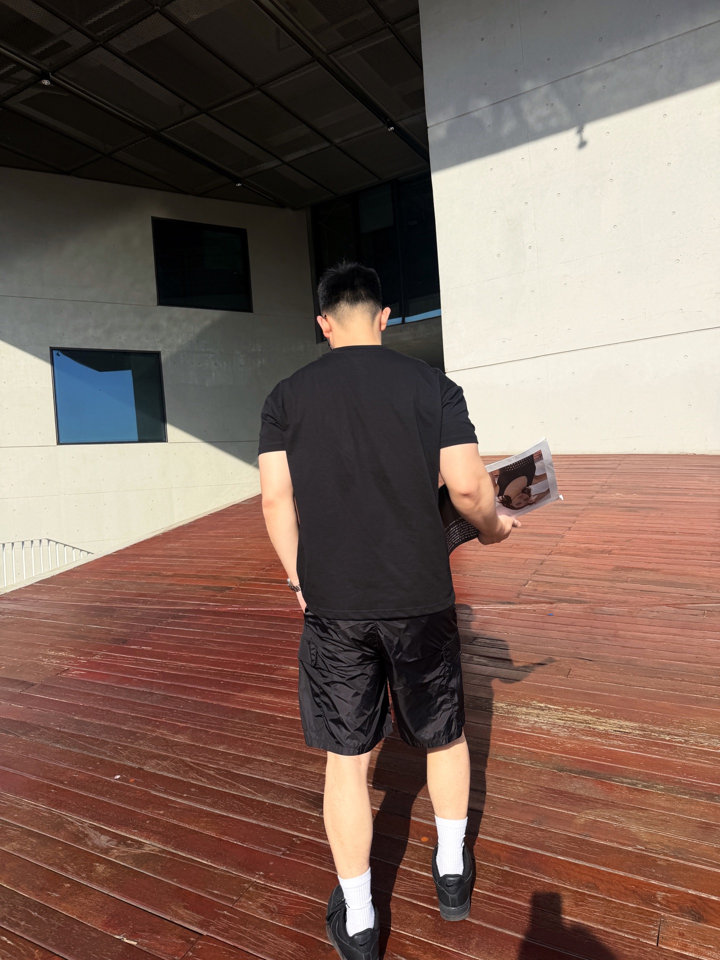 프라다 맨즈 나일론 숏팬츠 2컬러