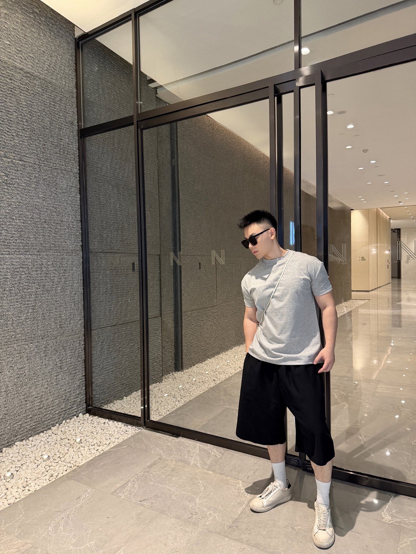 셀린느 맨즈 밴딩 숏팬츠 2컬러