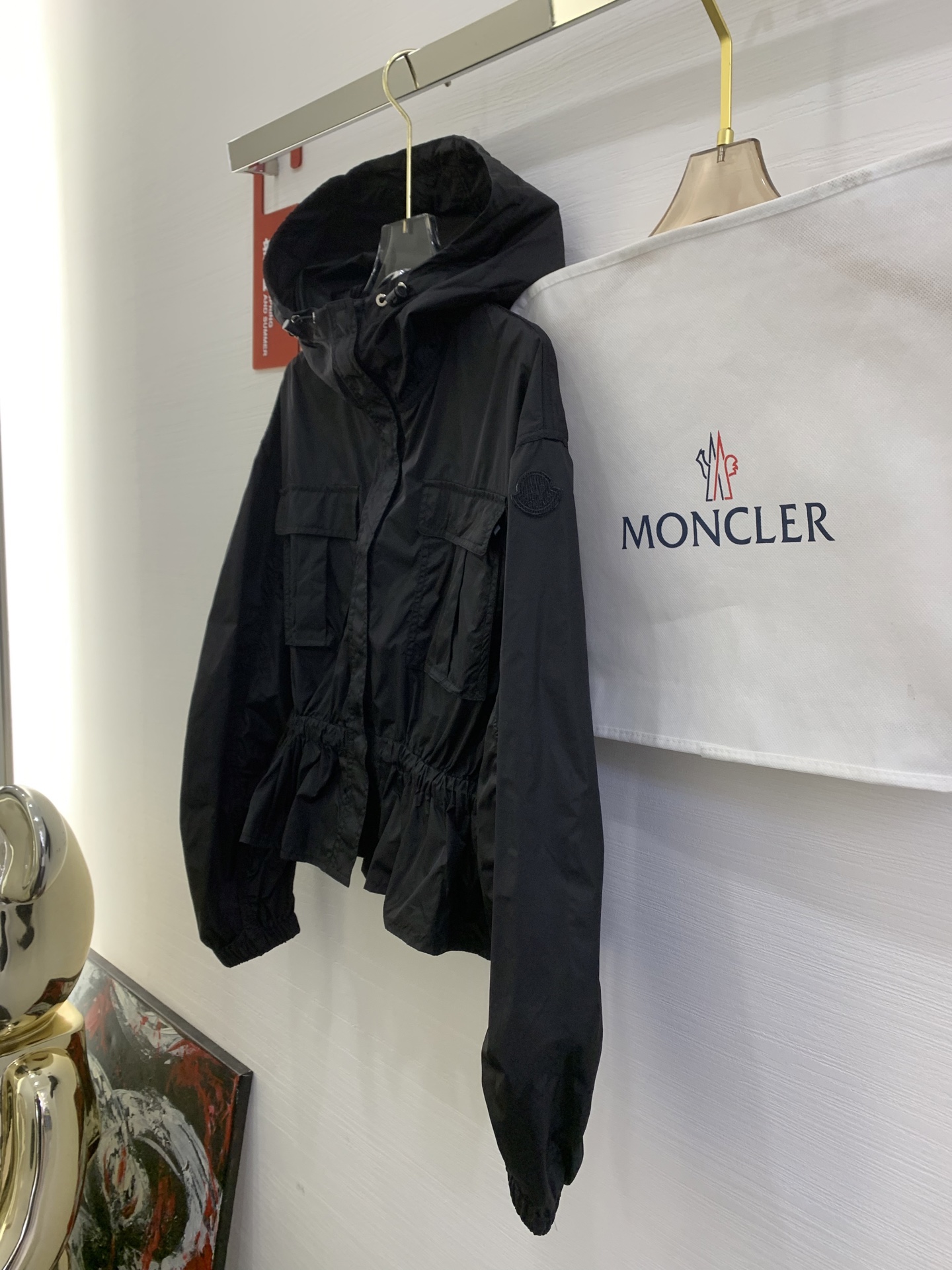 몽클레어 커튼 숏 바락막이