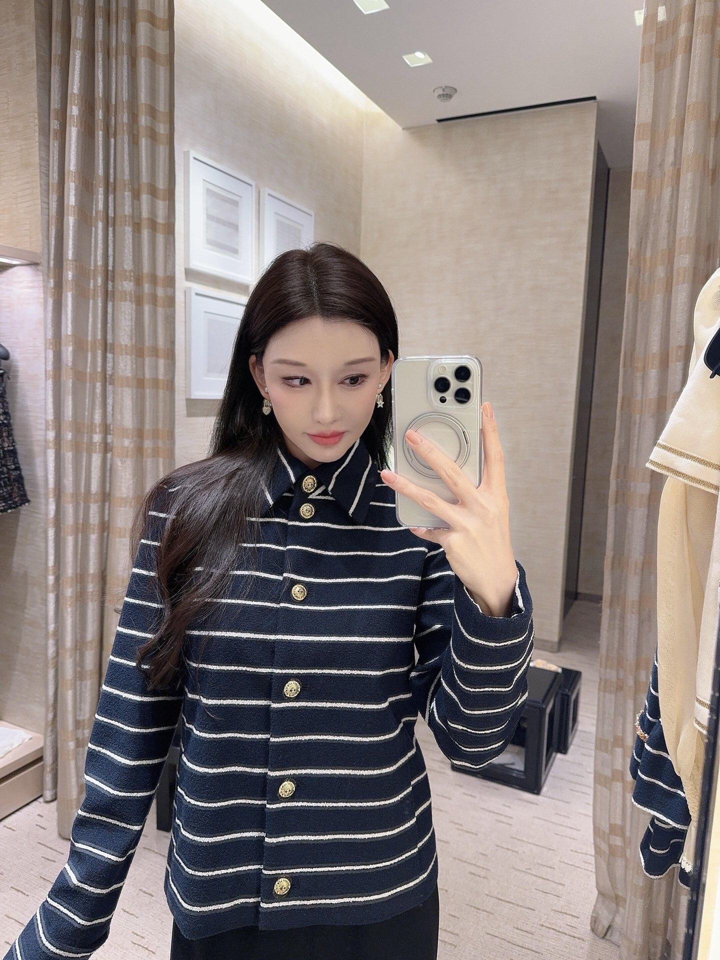 [고퀄]샤넬 스트라이프 자켓 팬츠 셋업