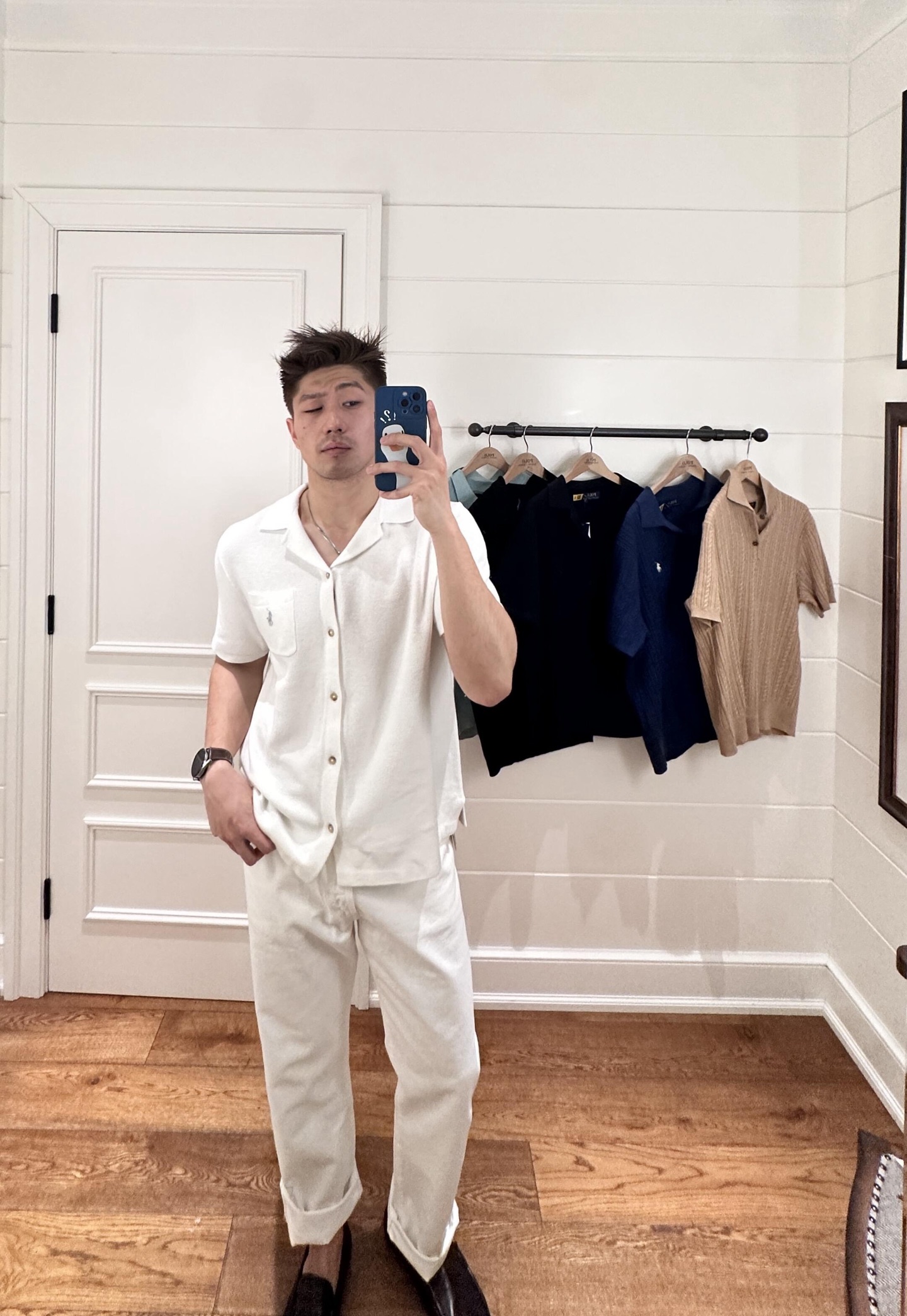 폴로 맨즈 포켓 셔츠