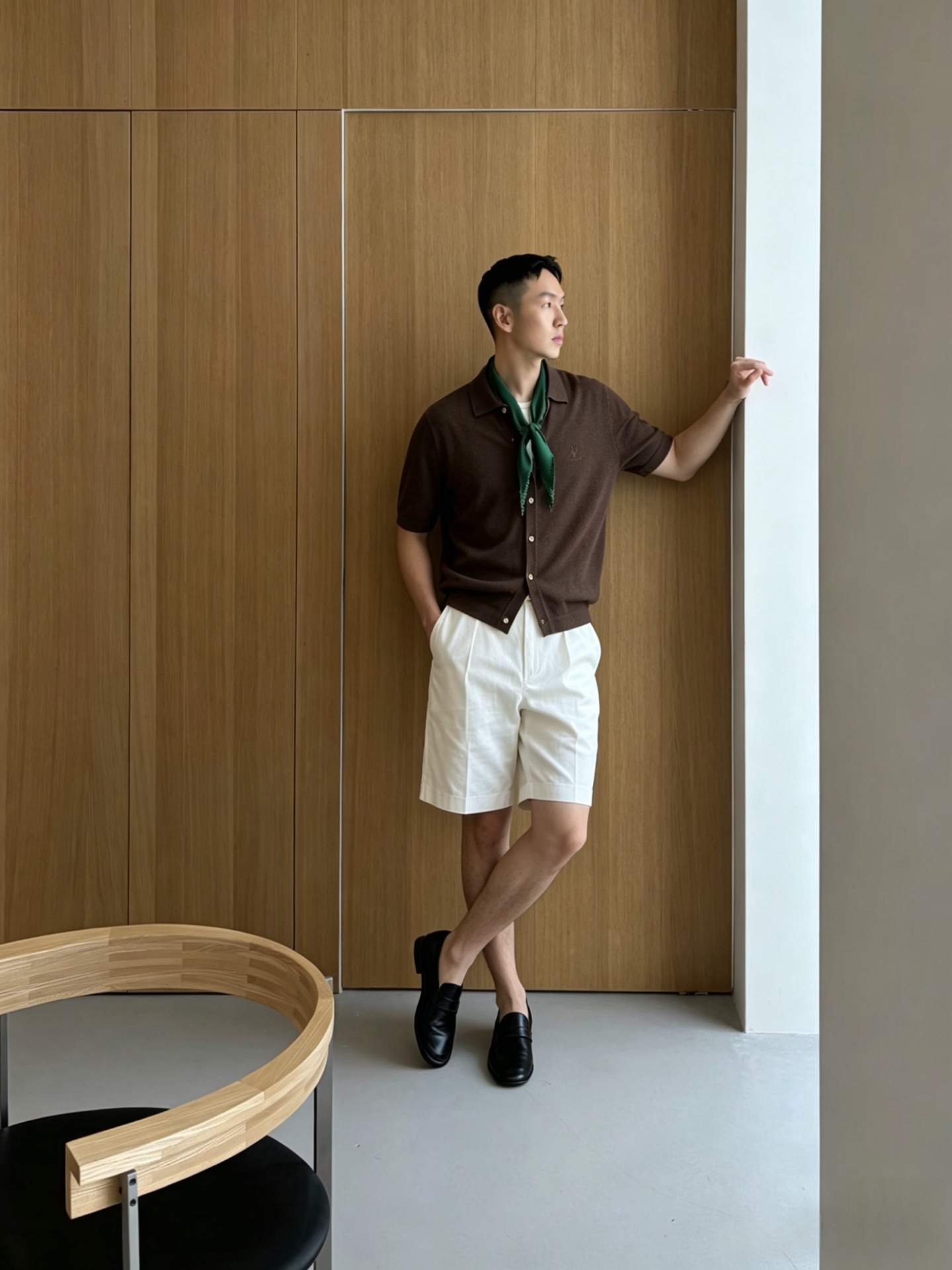 로로피아나 맨즈 반팔 가디건 3컬러
