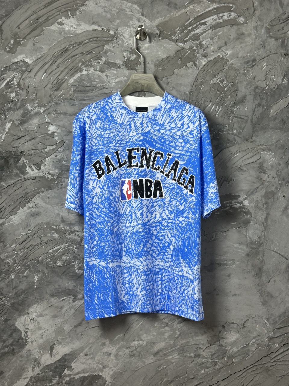 발렌시아가 맨즈 남여공용 NBA 반팔티 2컬러
