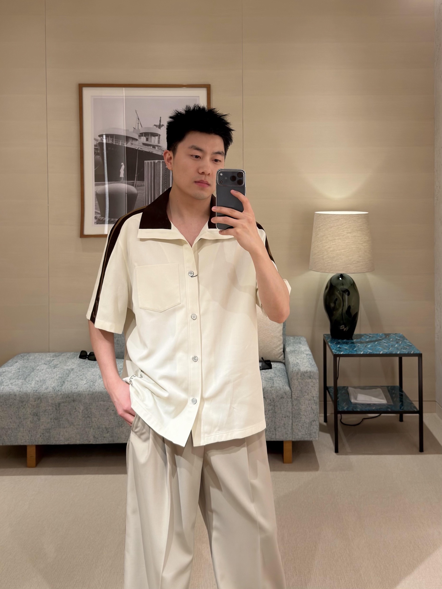 루이비통 맨즈 반팔 셔츠