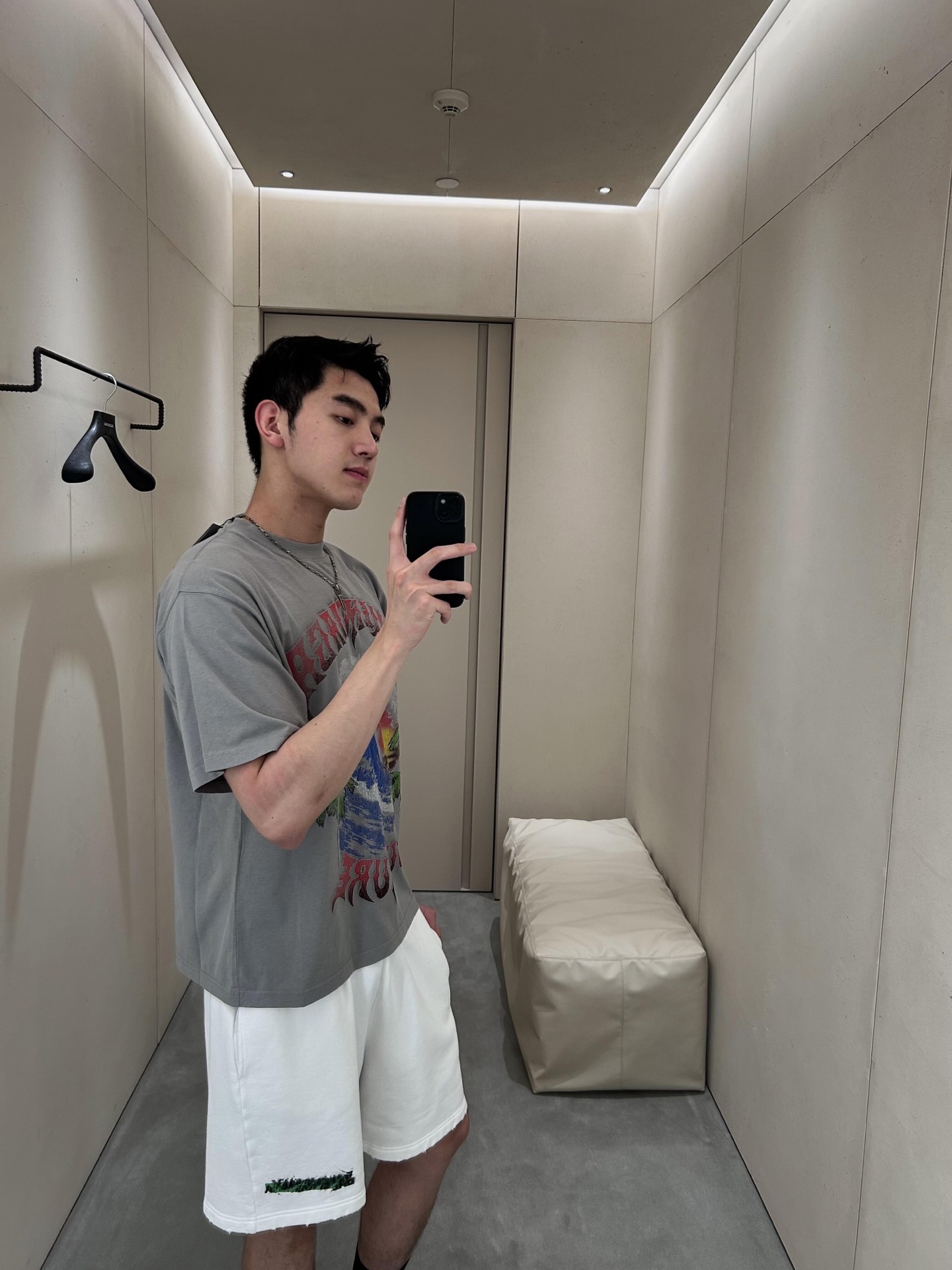 발렌시아가 맨즈 남여공용 프린팅 반팔티 3컬러