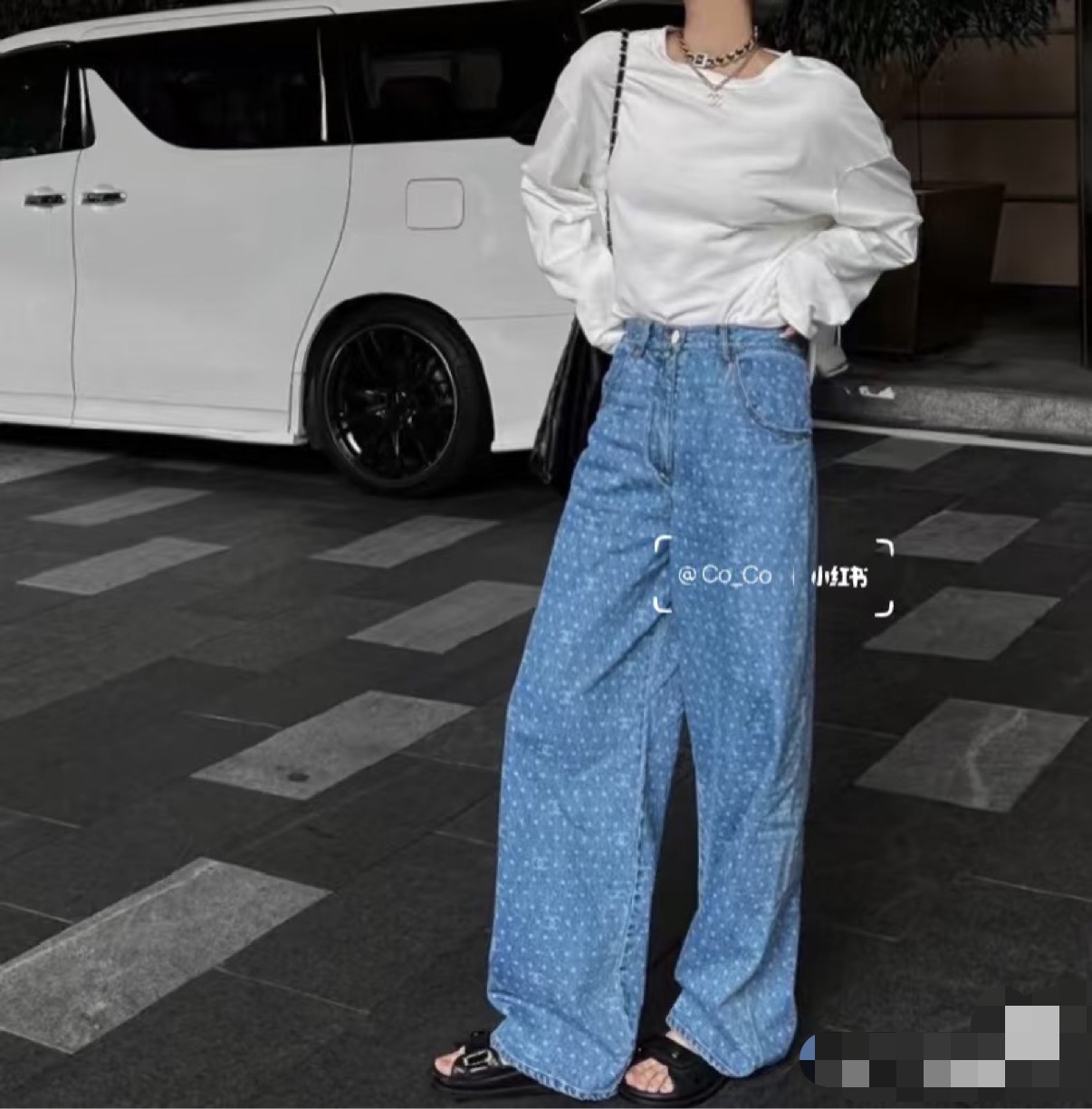 [고퀄] 샤넬 로고 데님