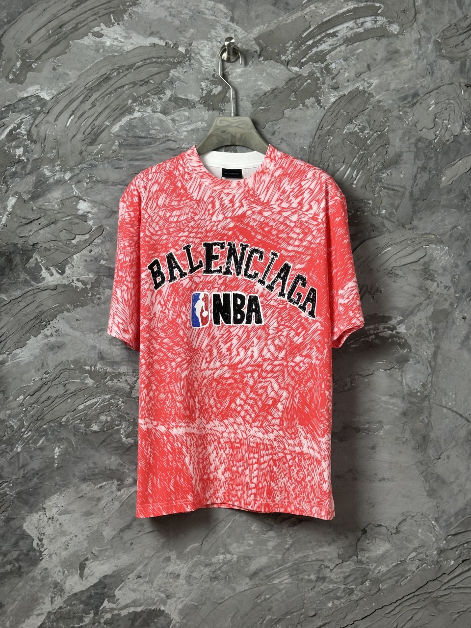 발렌시아가 맨즈 남여공용 NBA 반팔티 2컬러