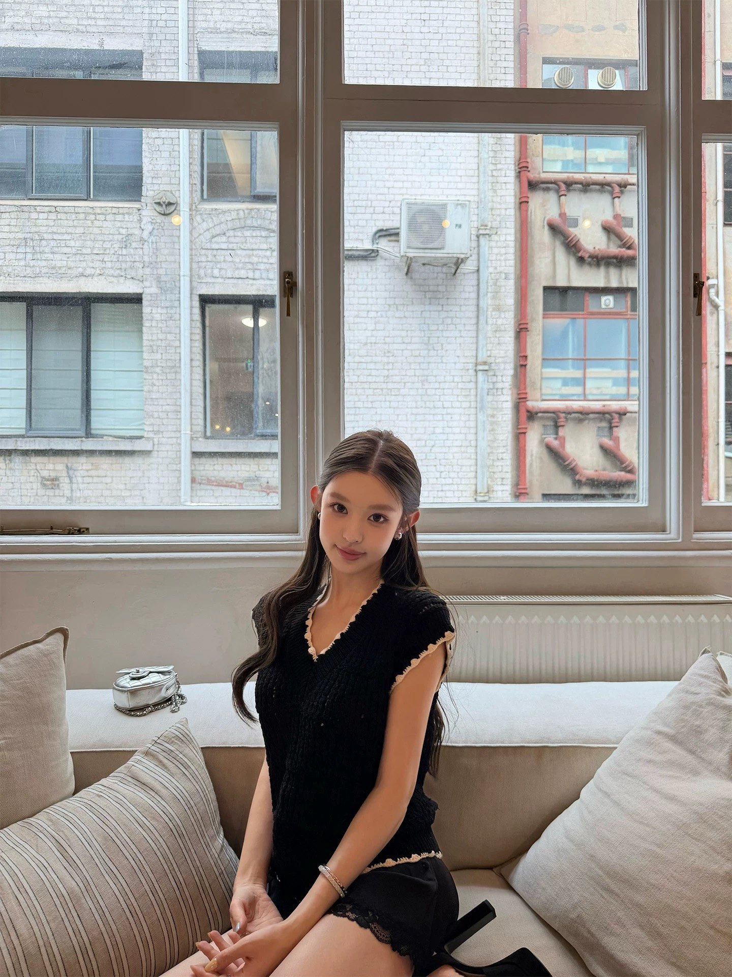 [고퀄]샤넬 브이넥 베스트 조끼 2컬러
