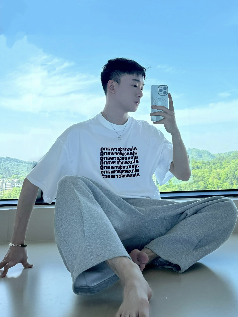 알렉산더왕 맨즈 남여공용 로고 반팔티 3컬러