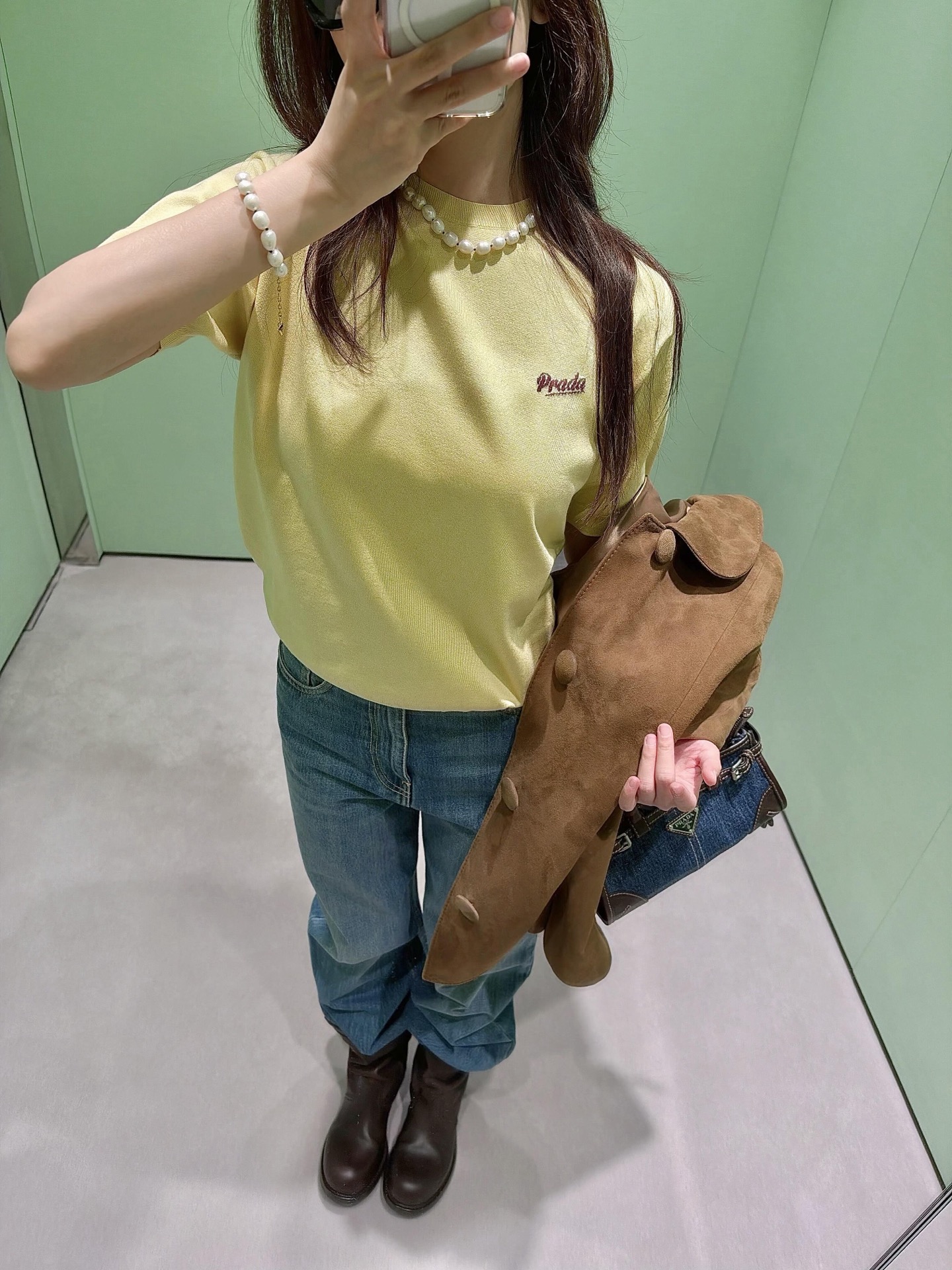 [고퀄]프라다 반팔 니트