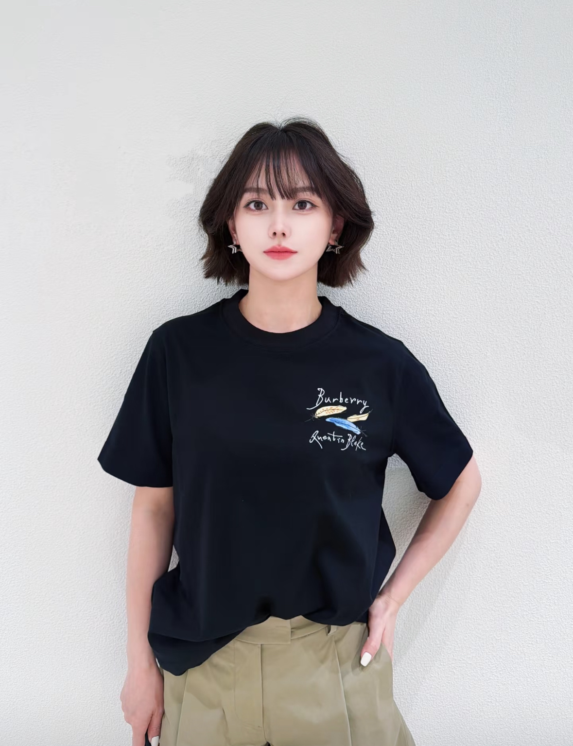 버버리 맨즈 남여공용 프린팅 2컬러
