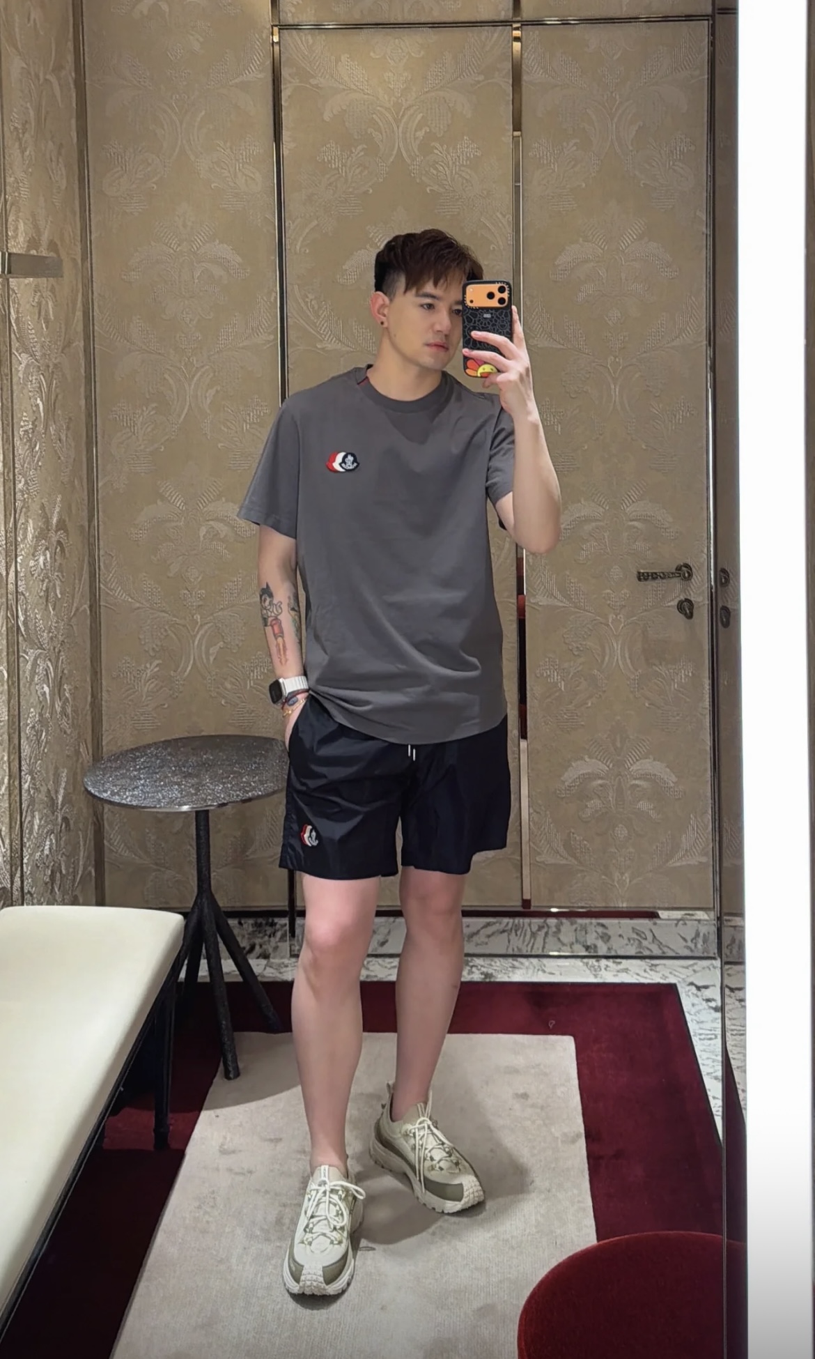 몽클레어 맨즈 밴딩 숏팬츠 2컬러