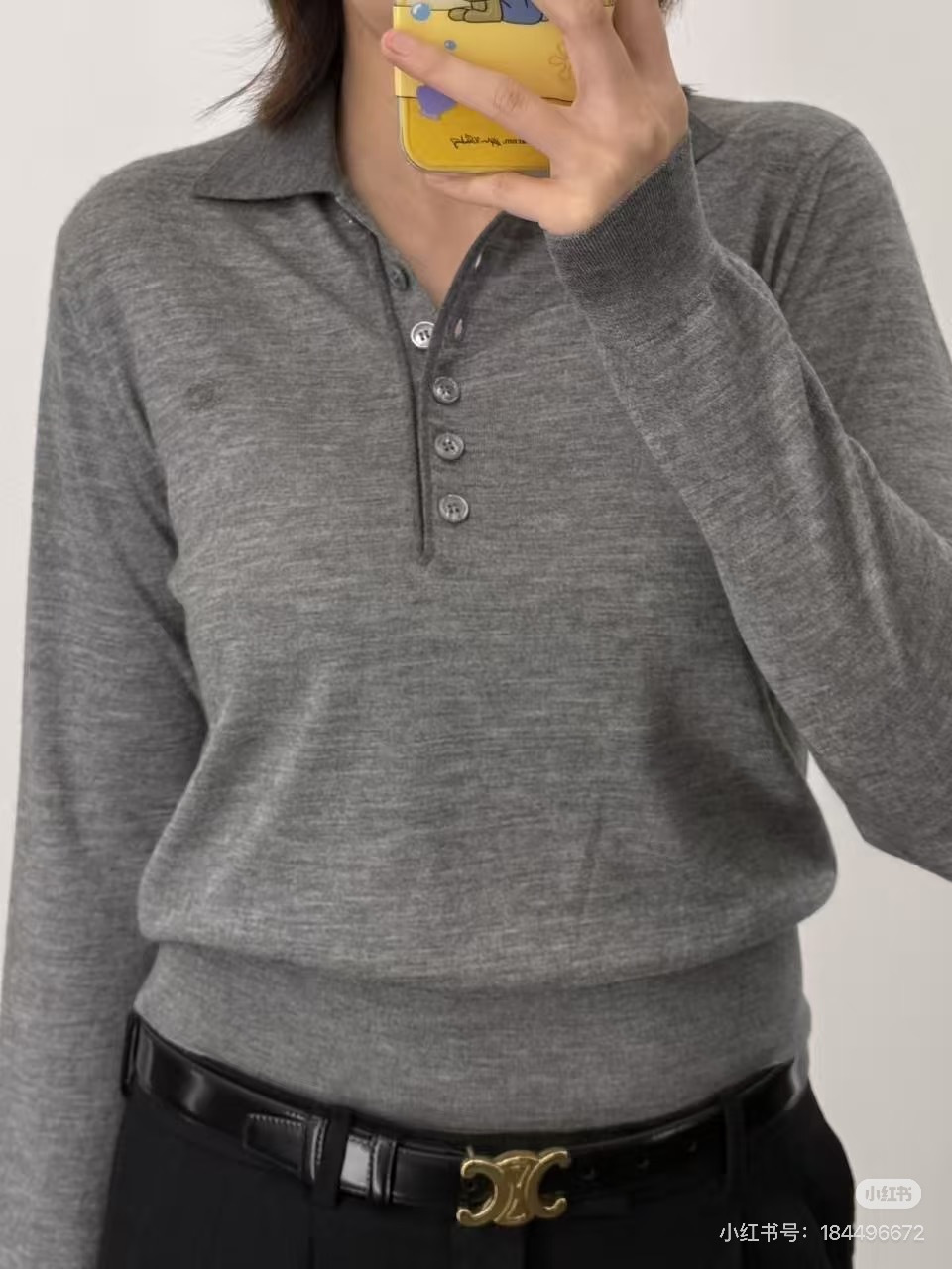 [고퀄] 셀린느 카라 폴로 티셔츠 2컬러