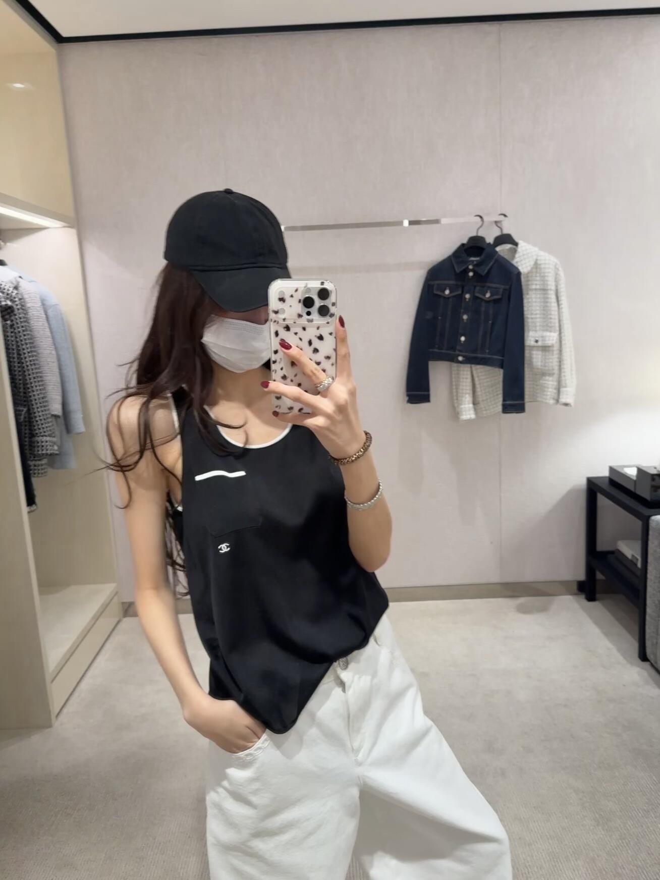 [고퀄]샤넬 미니 포켓 나시