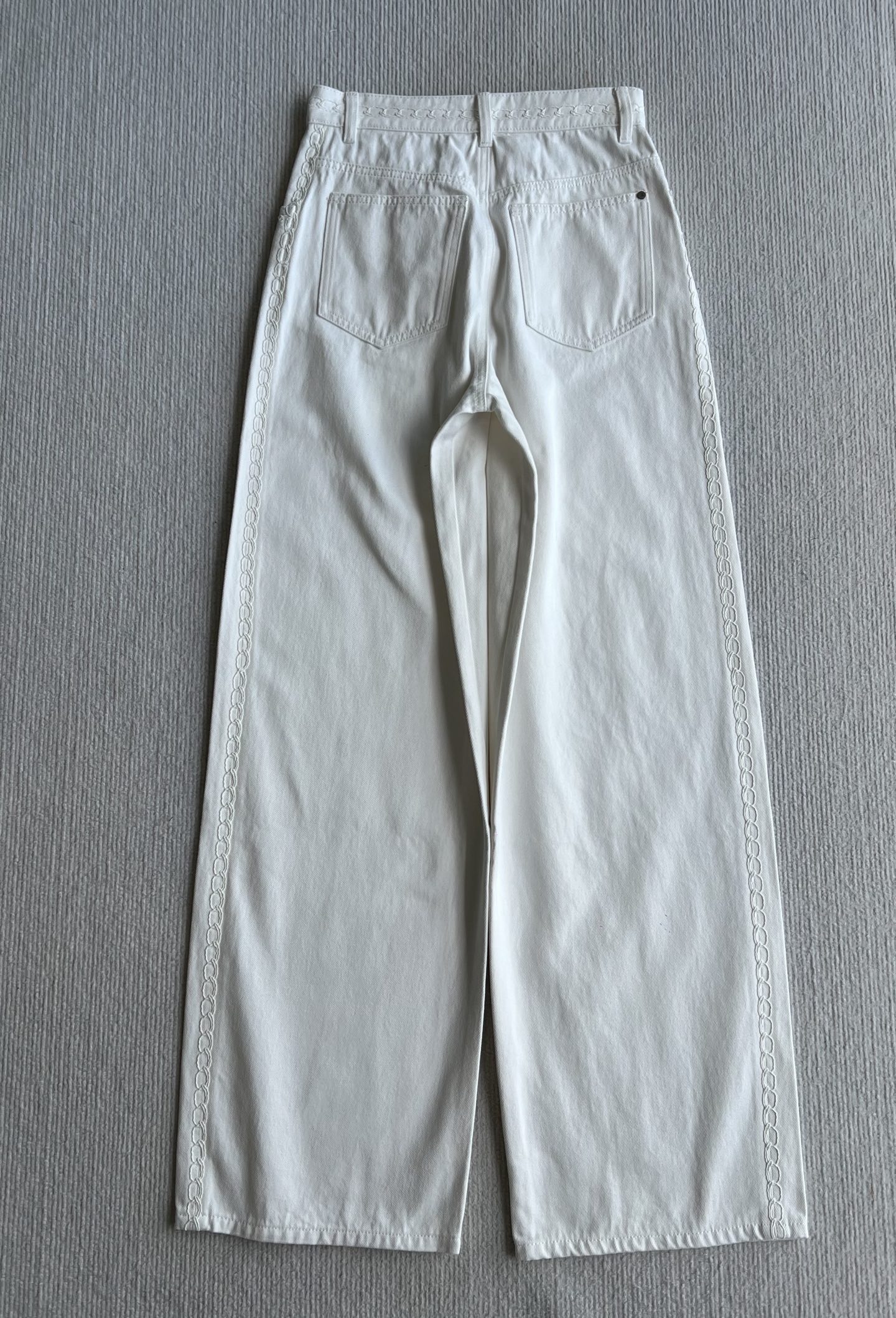 샤넬 자수 팬츠