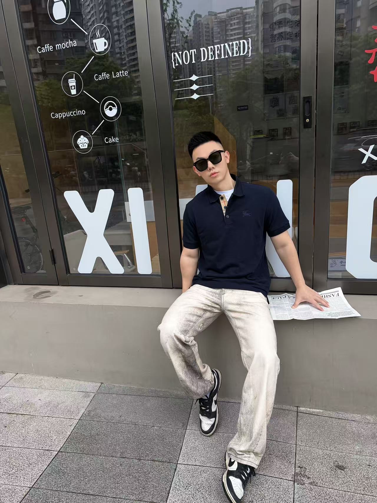 버버리 맨즈 PK 반팔티